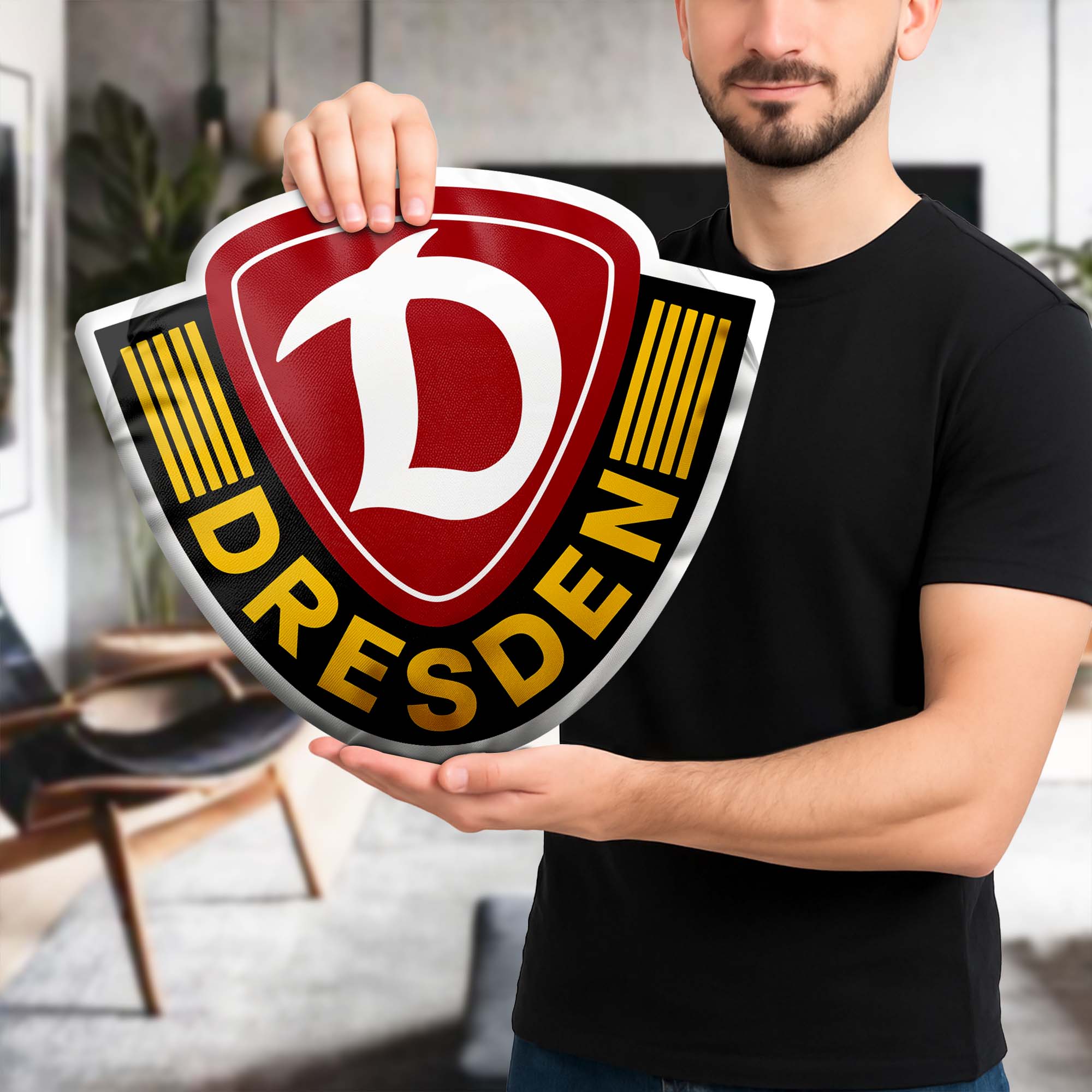 Dynamo Dresden Shaped Pillow (1 Side Print) PT74166