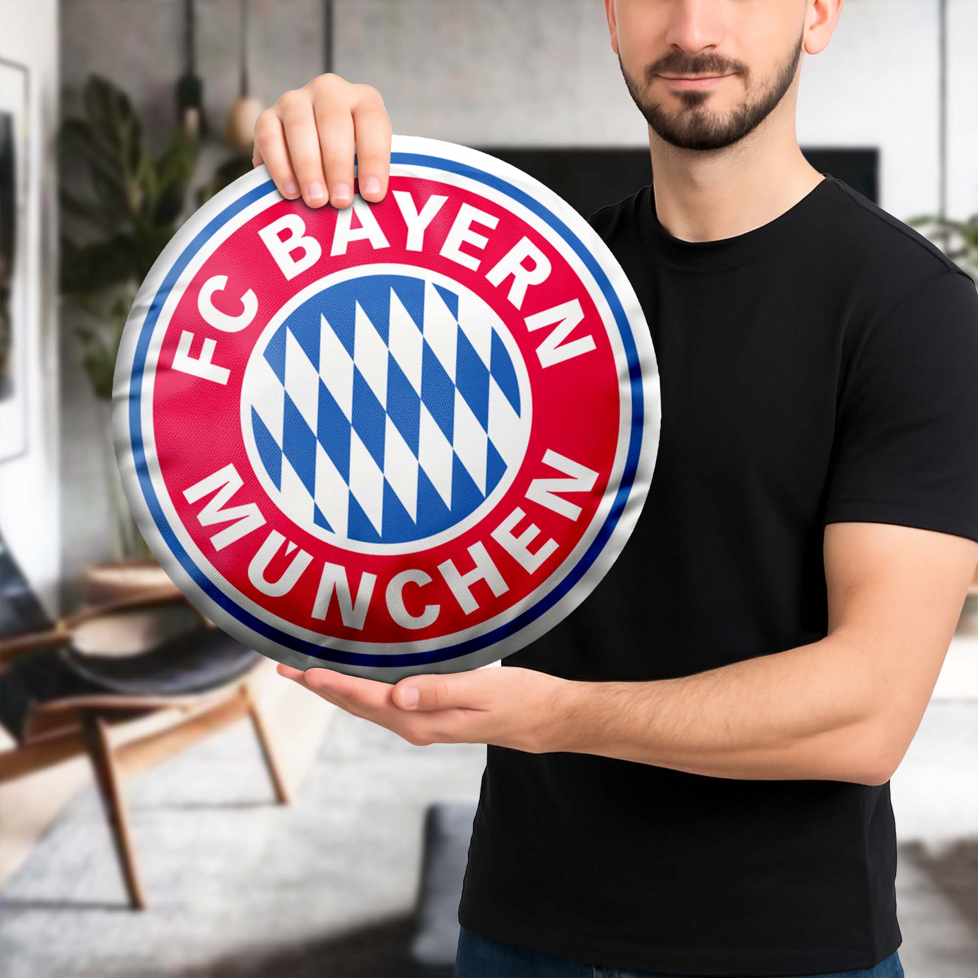 FC Bayern München Shaped Pillow (1 Side Print) PT74153
