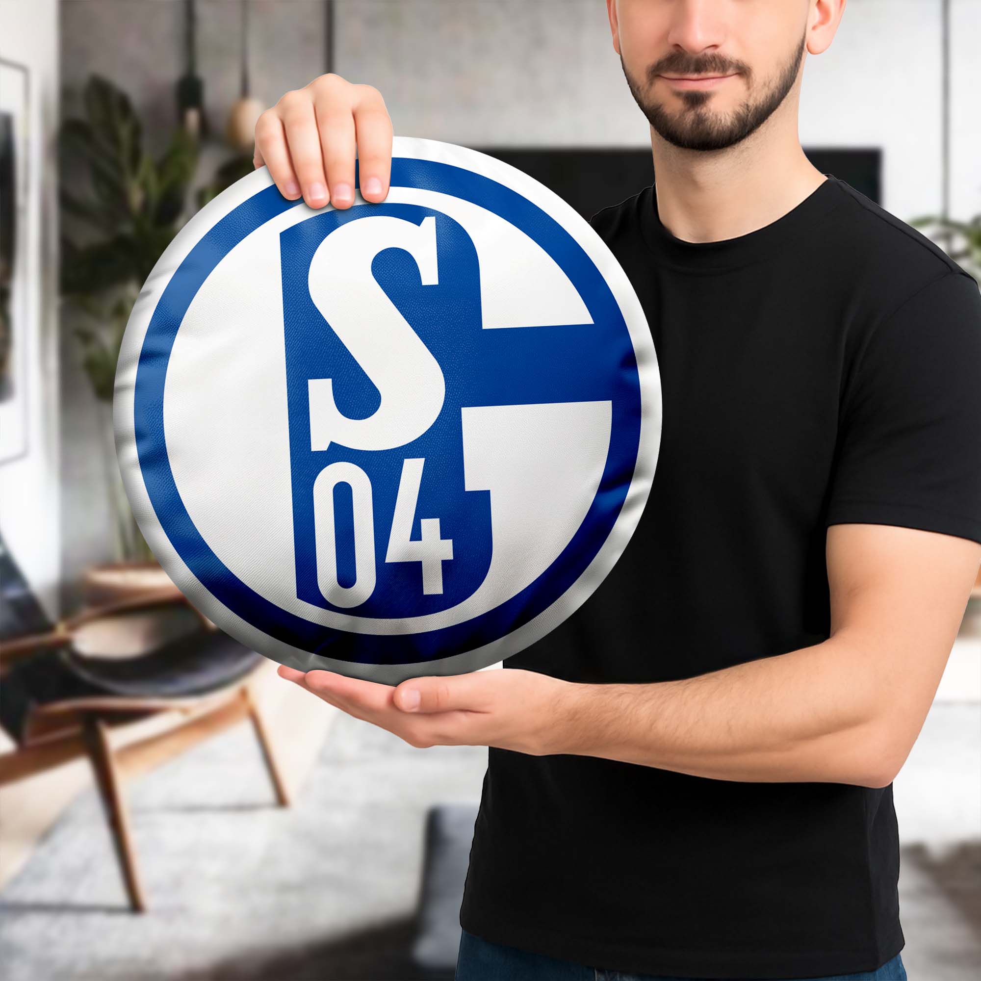 FC Schalke 04 Shaped Pillow (1 Side Print) PT74168
