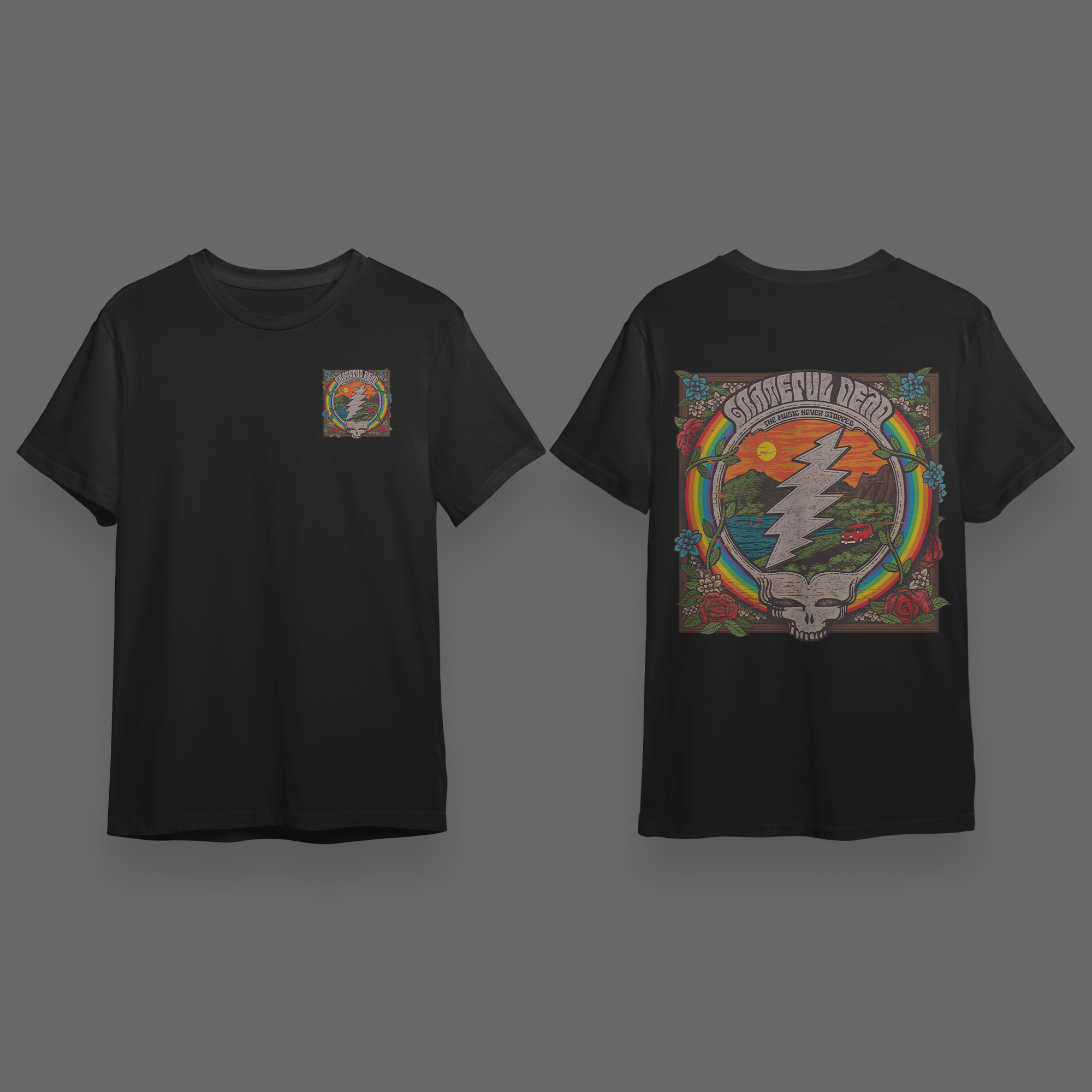 Grateful Dead - The music never stop T-shirt MS10158