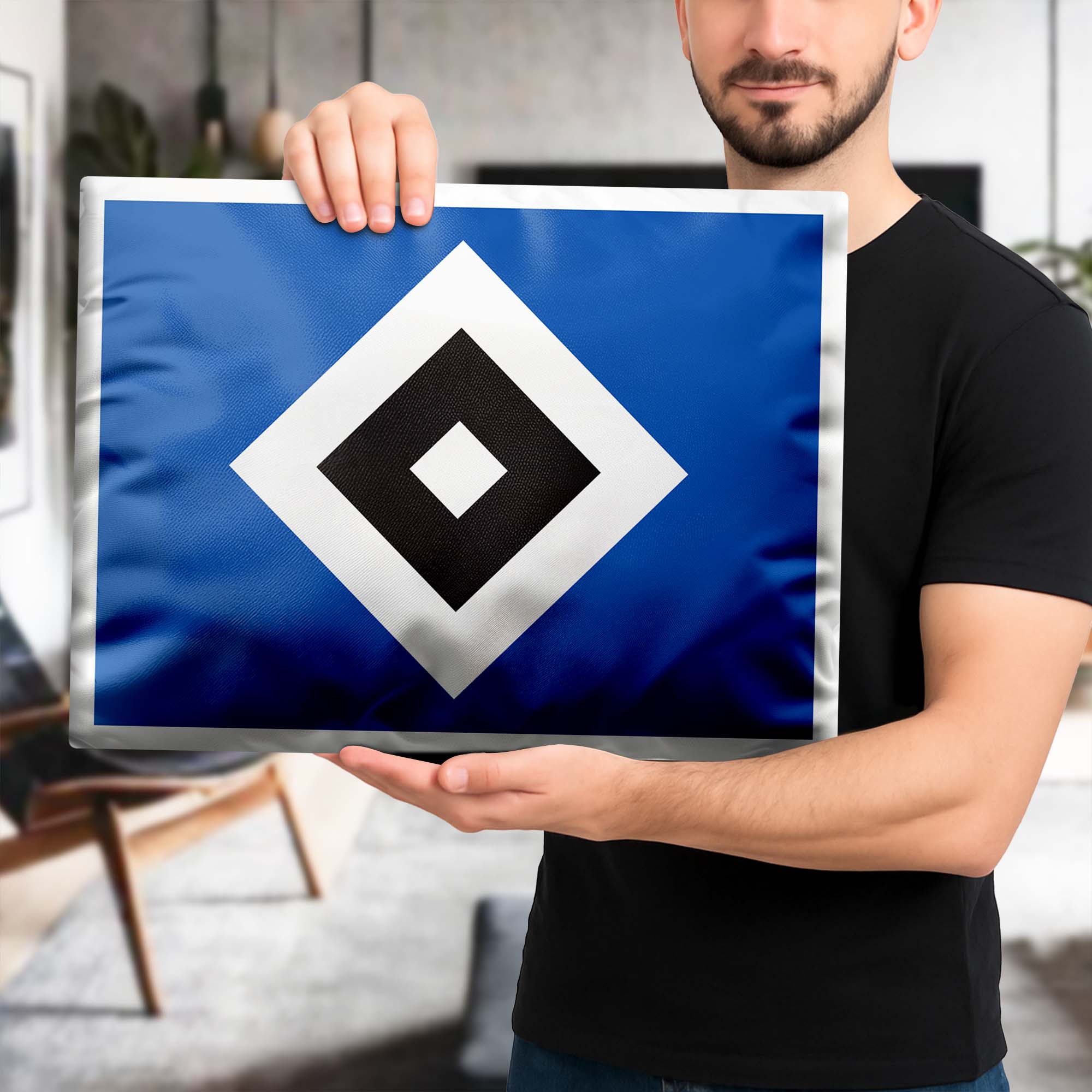 Hamburger SV Shaped Pillow (1 Side Print) PT74155