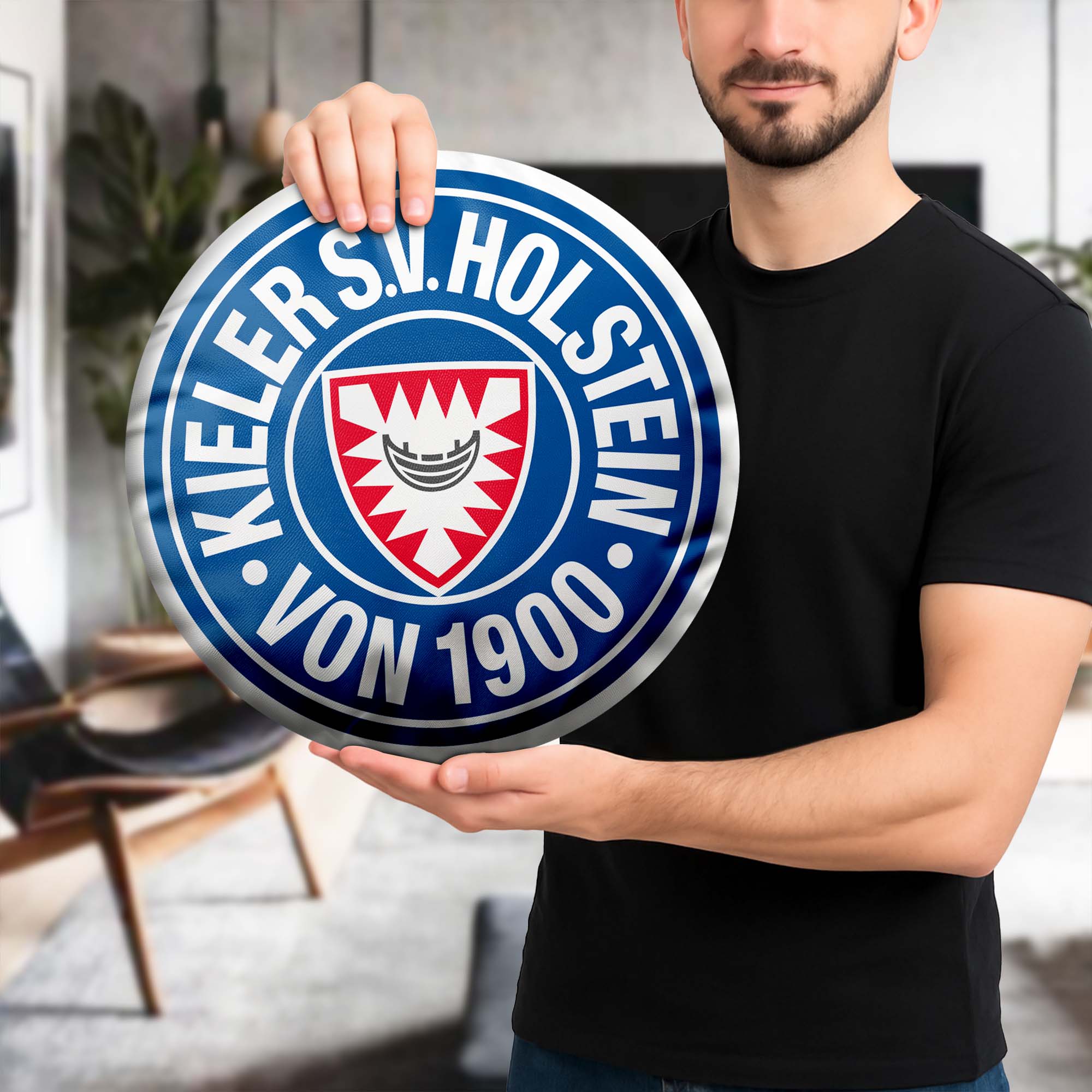 Holstein Kiel Shaped Pillow (1 Side Print) PT74172