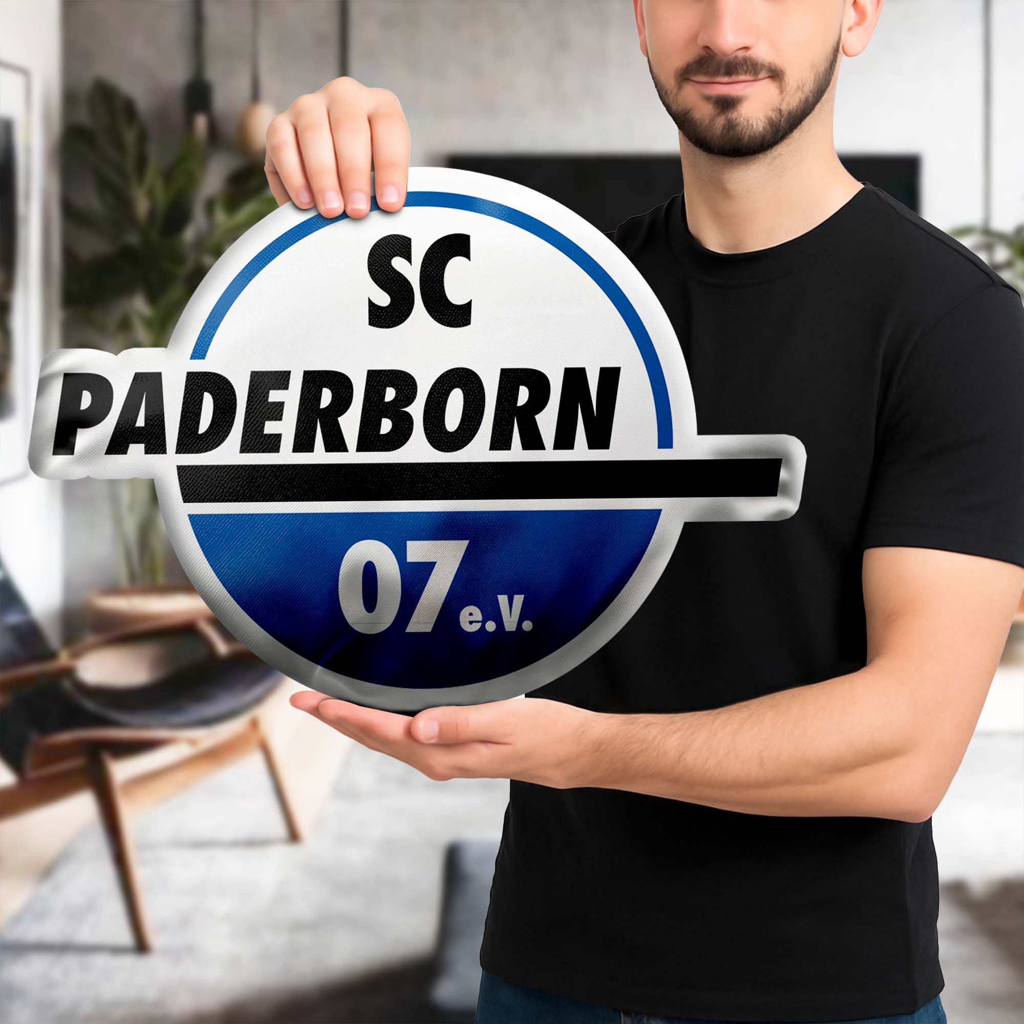 SC Paderborn 07 Shaped Pillow (1 Side Print) PT74174