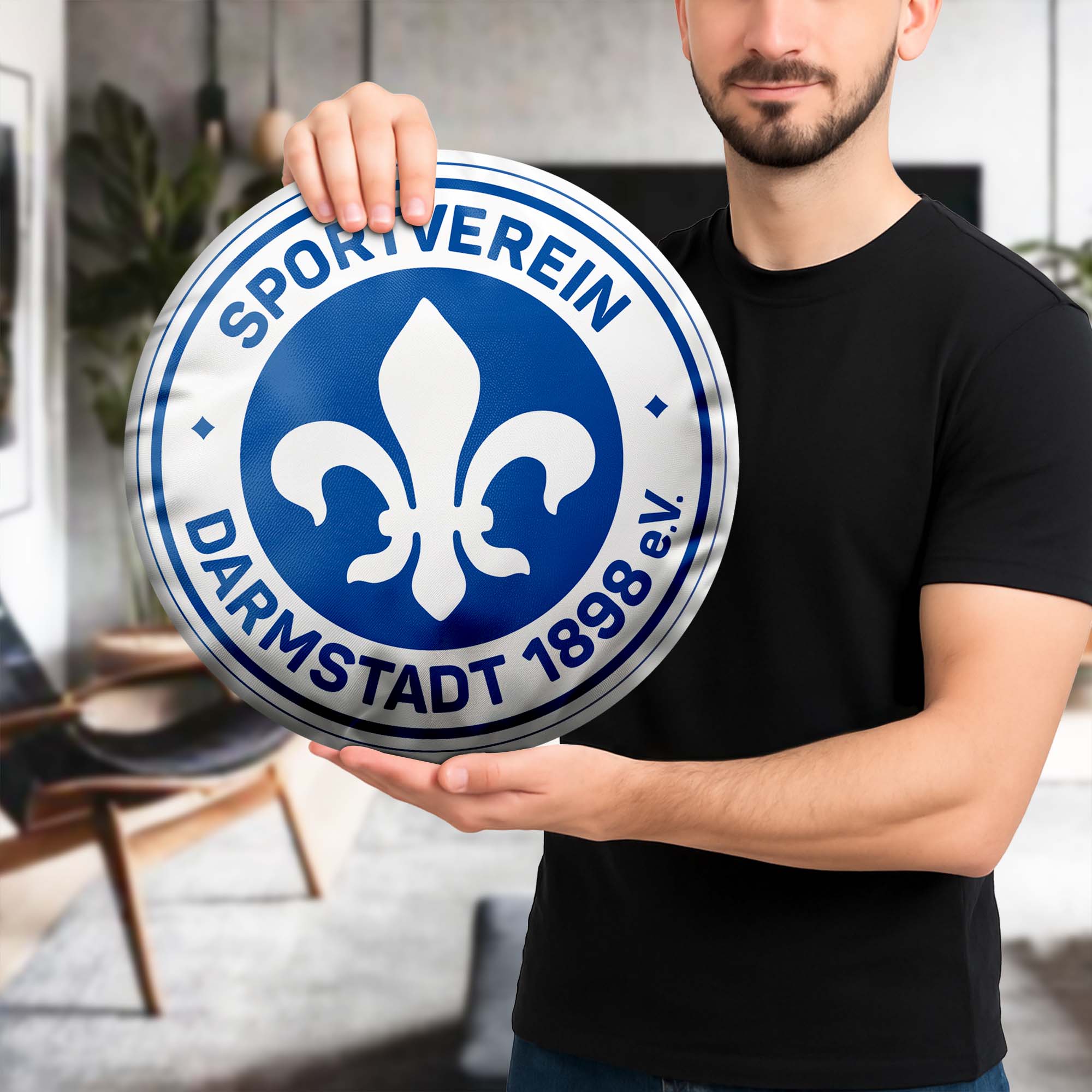 SV Darmstadt 98 Shaped Pillow (1 Side Print) PT74177