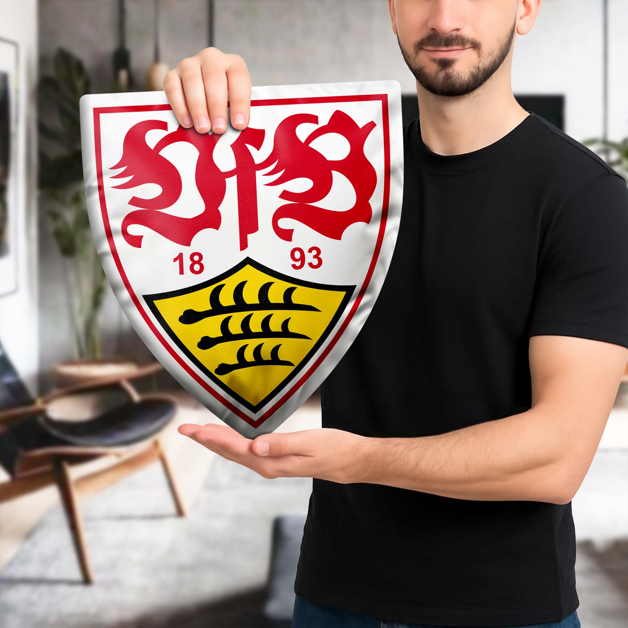VfB Stuttgart Shaped Pillow (1 Side Print) PT74160