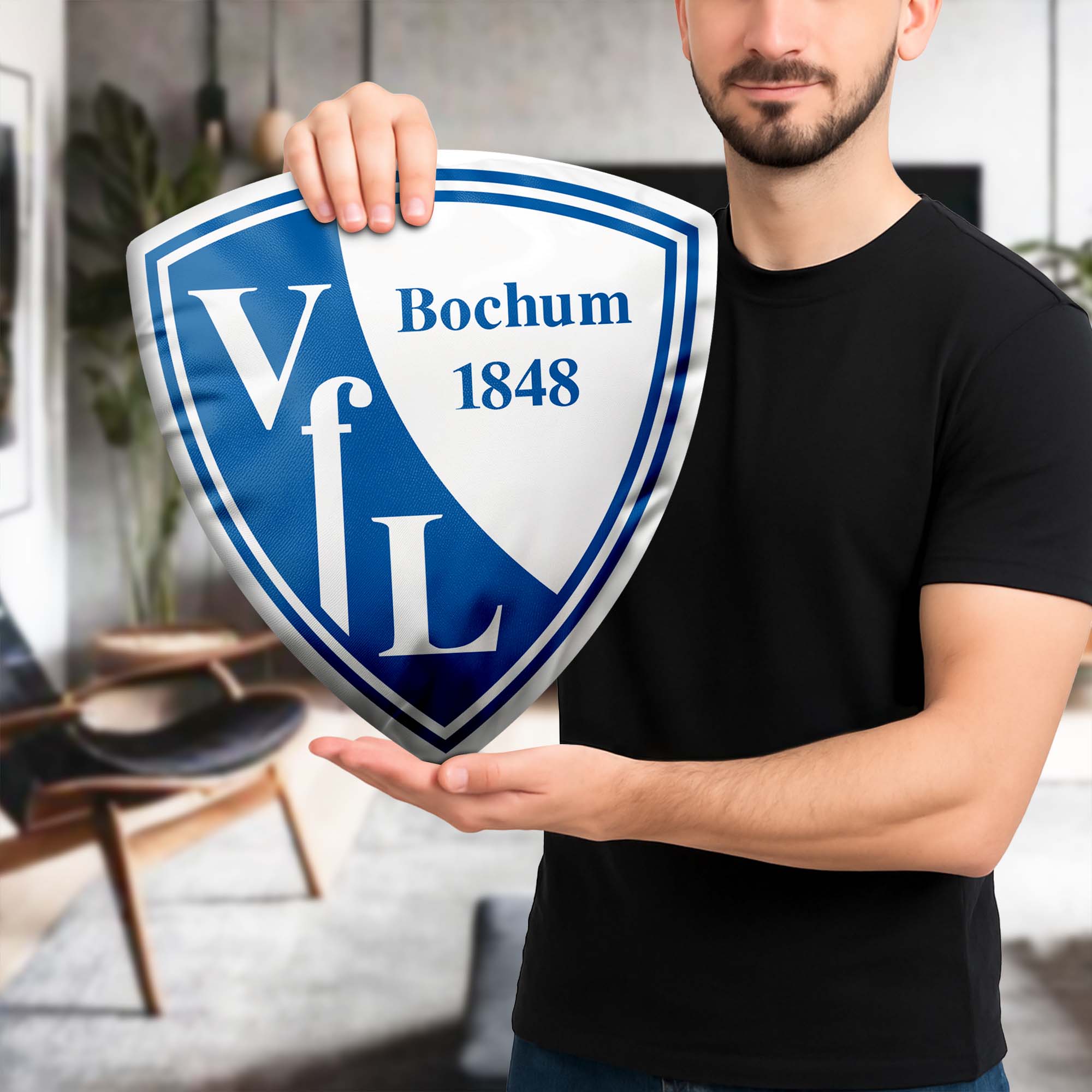 VfL Bochum Shaped Pillow (1 Side Print) PT74179