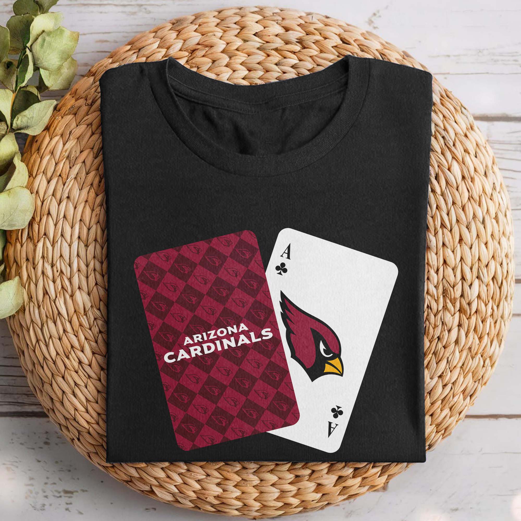 Arizona Cardinals T-shirt NFL Playing card PT74303