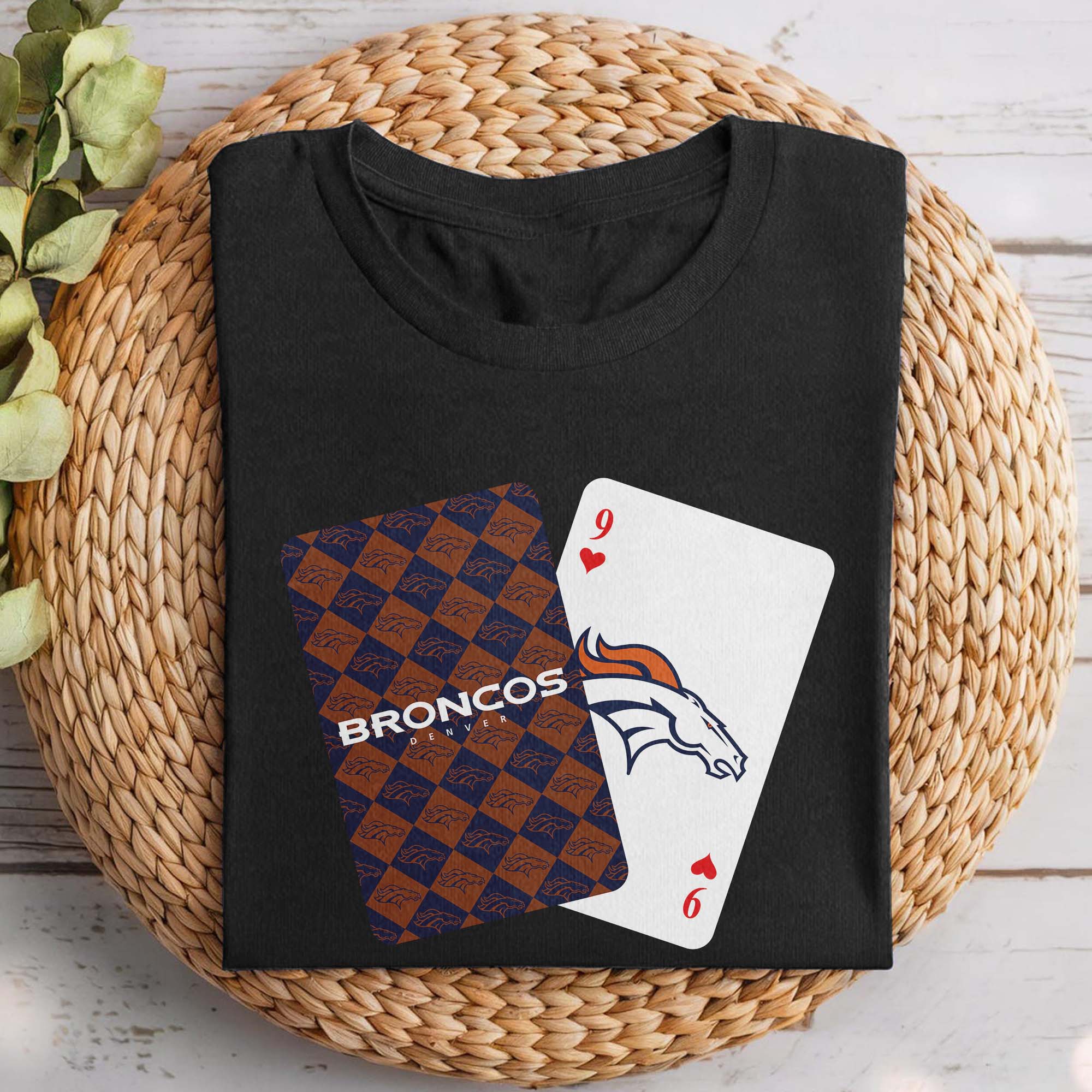 Denver Broncos T-shirt NFL Playing card PT74312