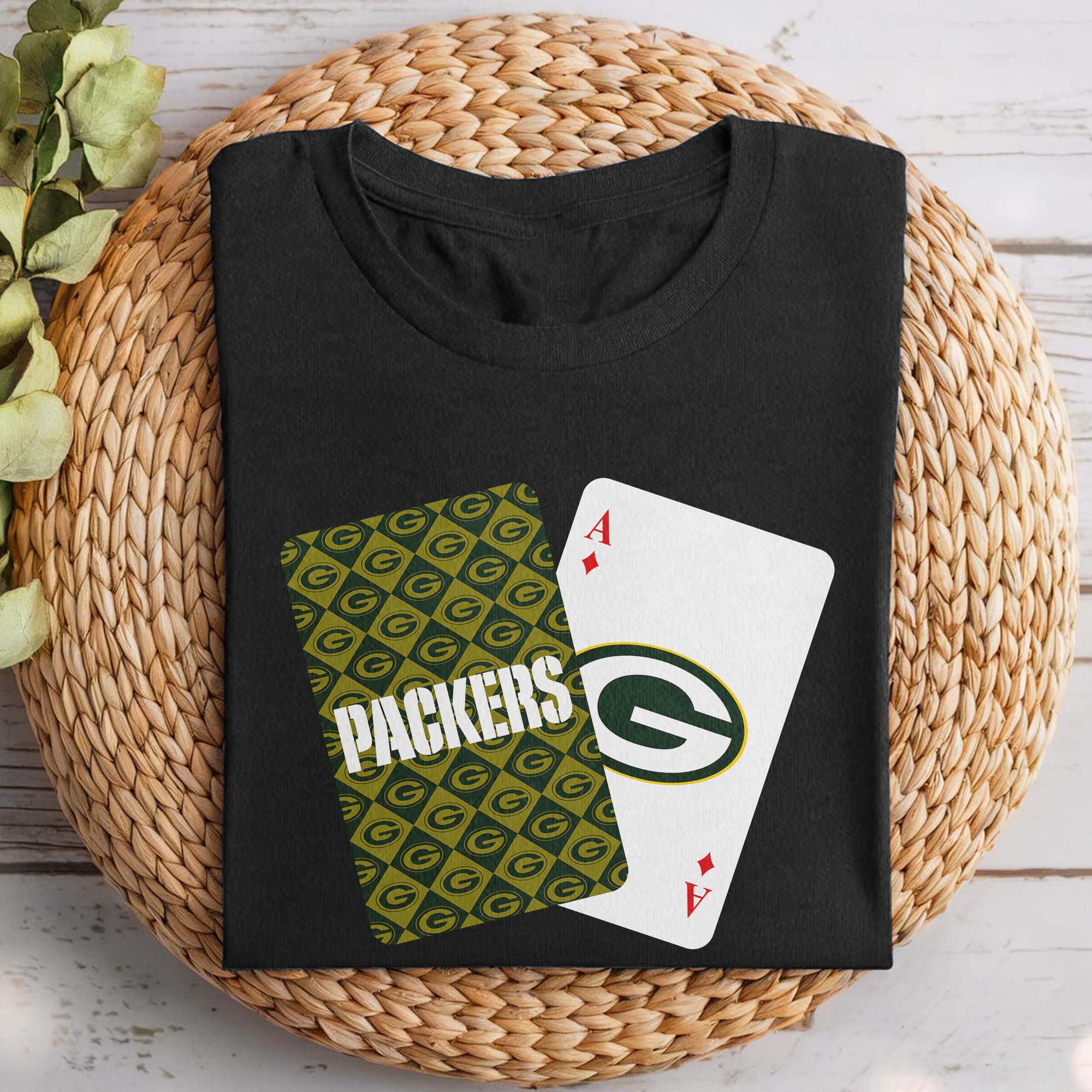 Green Bay Packers T-shirt NFL Playing card PT74314