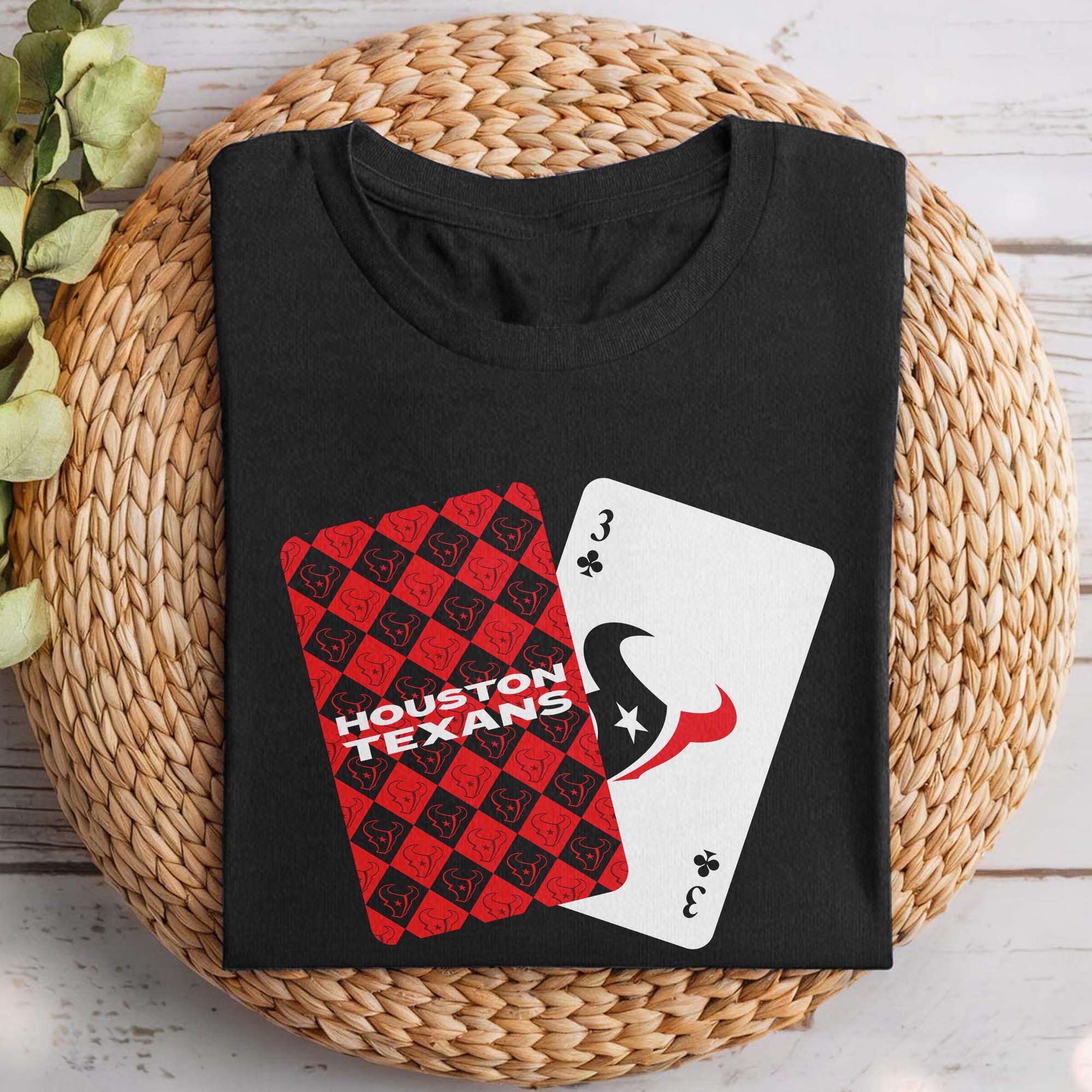 Houston Texans T-shirt NFL Playing card PT74315