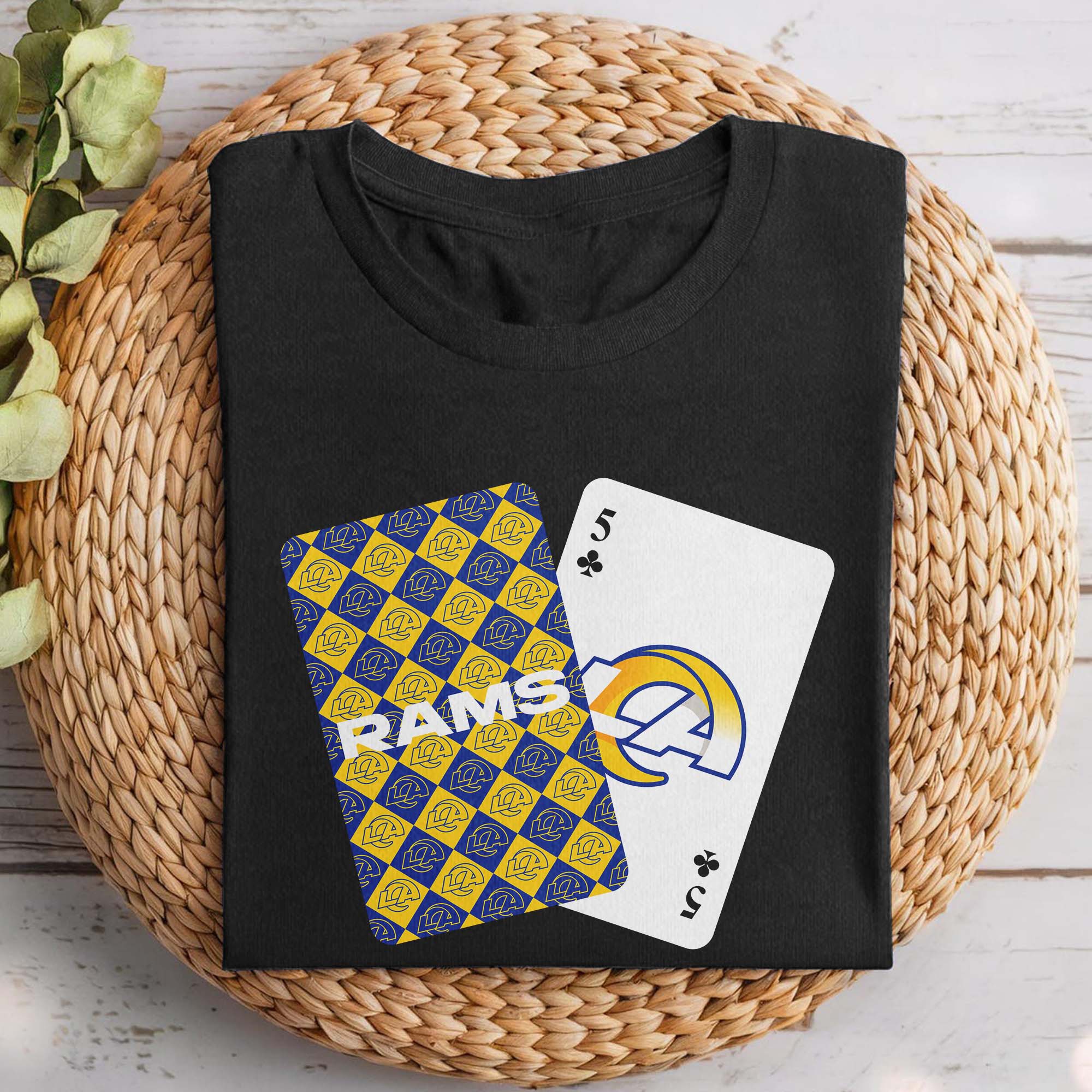 Los Angeles Rams T-shirt NFL Playing card PT74321