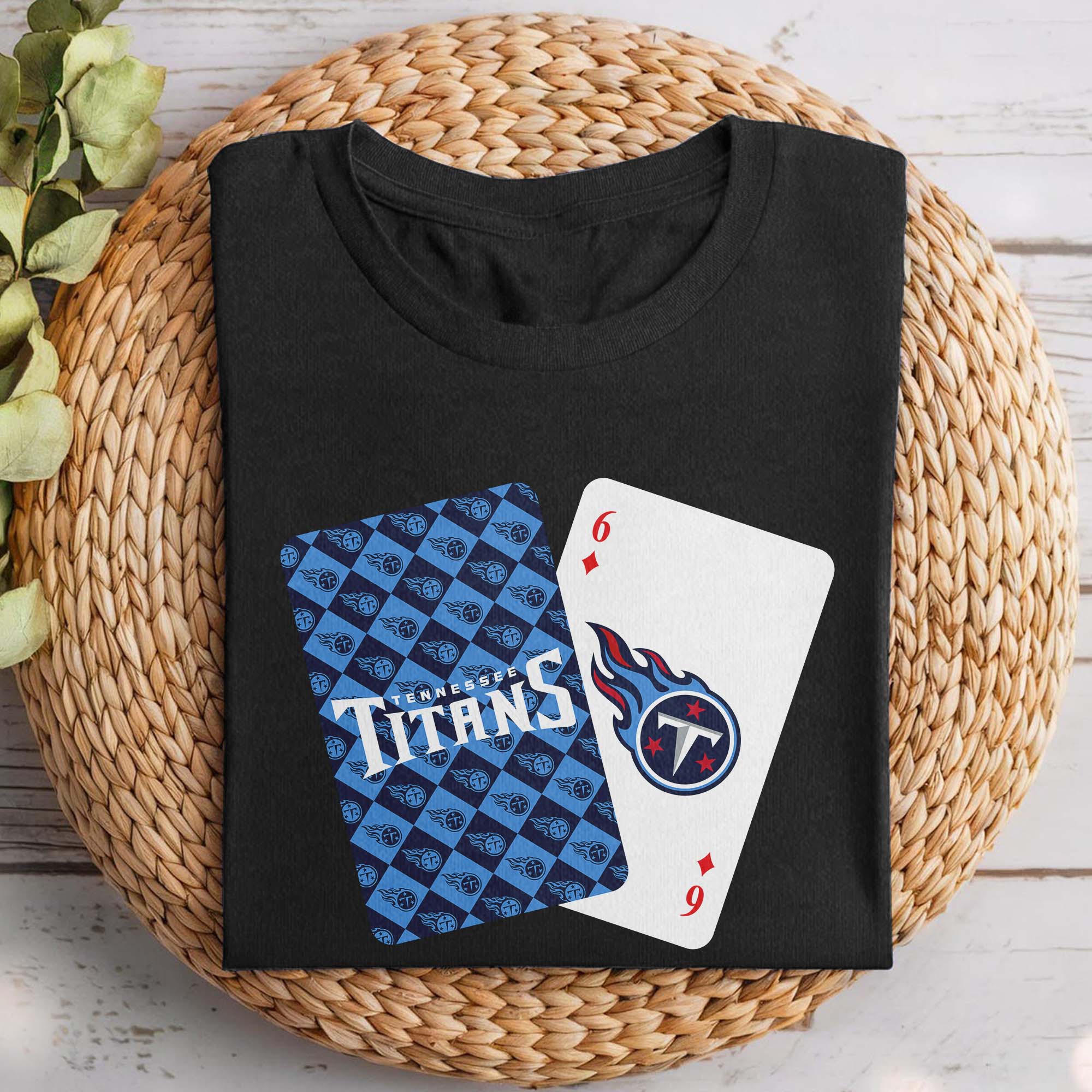Tennessee Titans T-shirt NFL Playing card PT74333