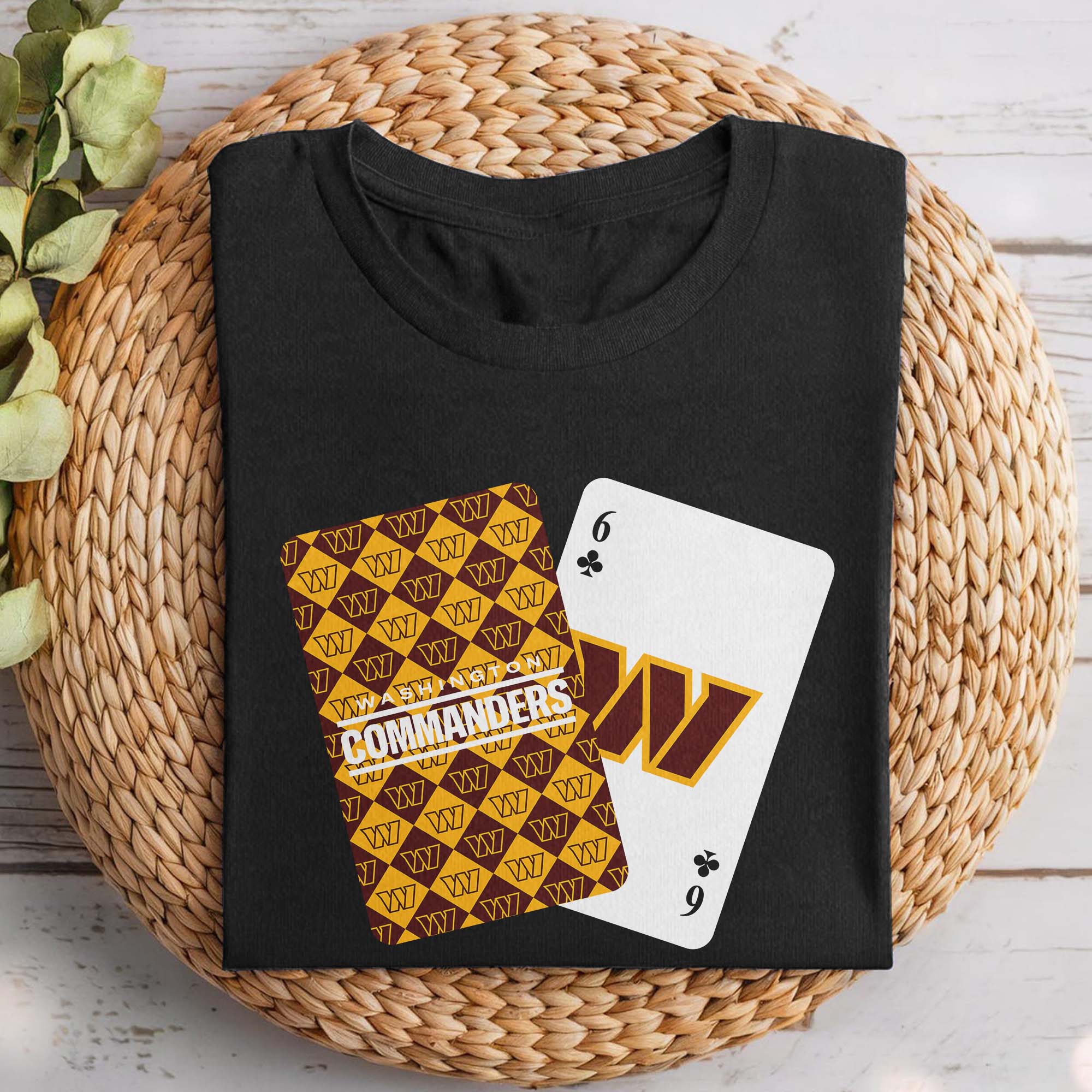 Washington Commanders T-shirt NFL Playing card PT74334