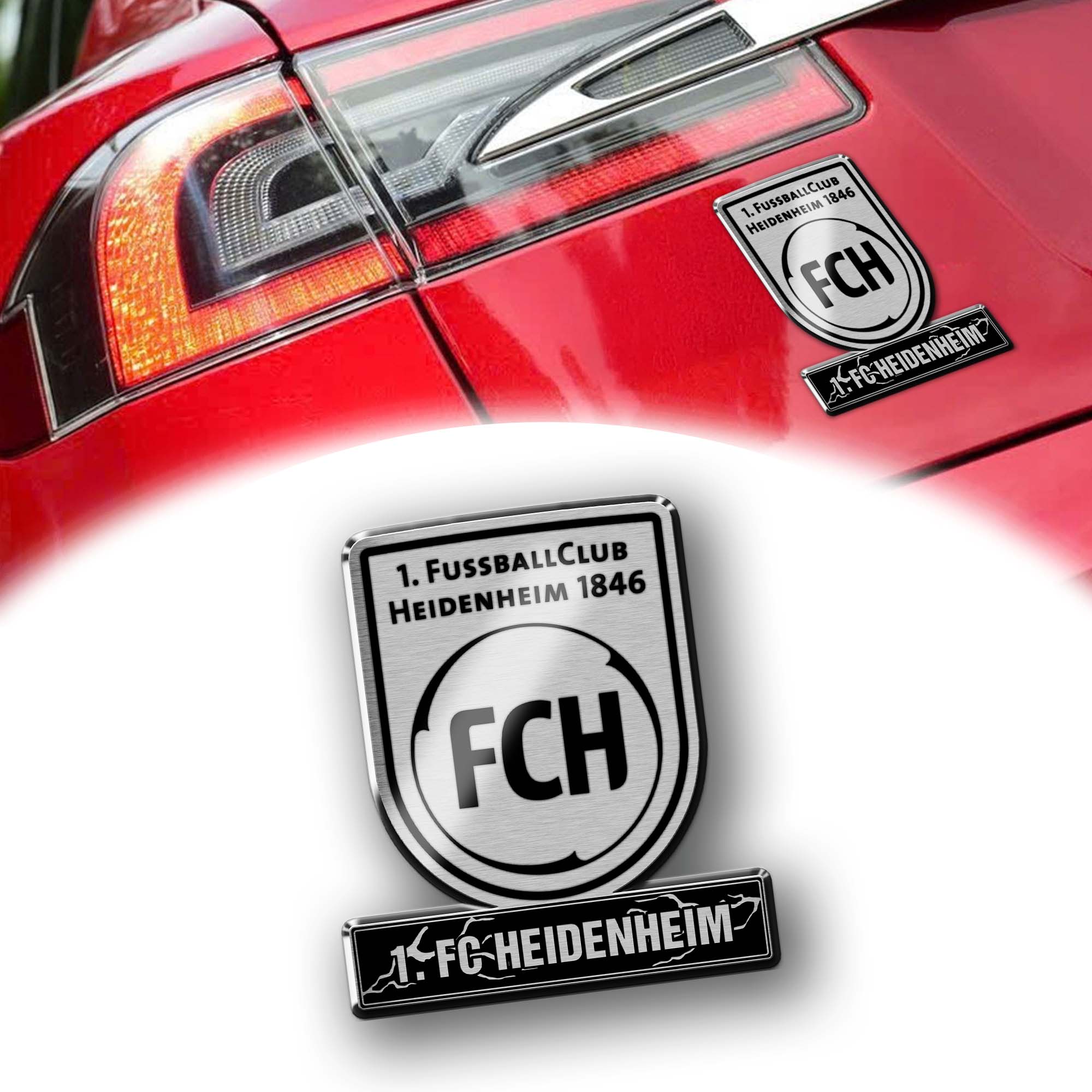 1. FC Heidenheim Laser Engraved Car PT74394