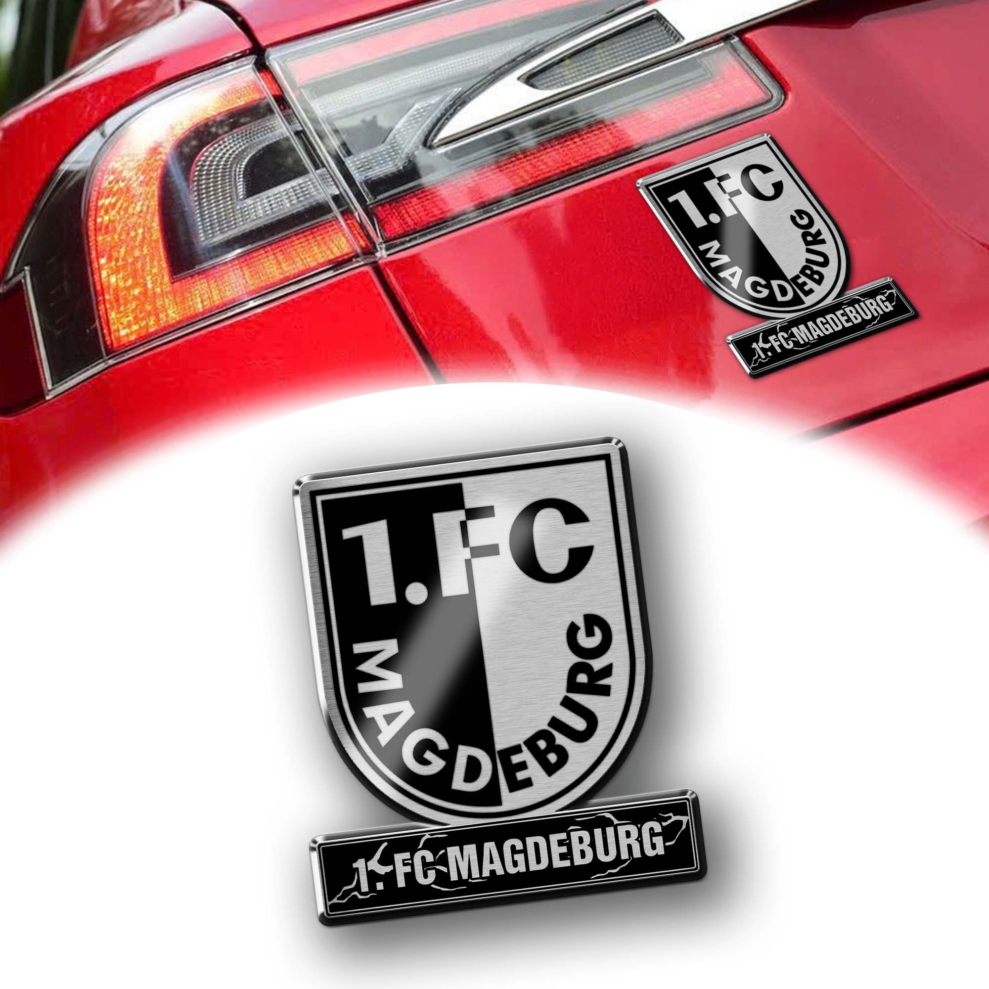 1. FC Magdeburg Laser Engraved Car PT74414
