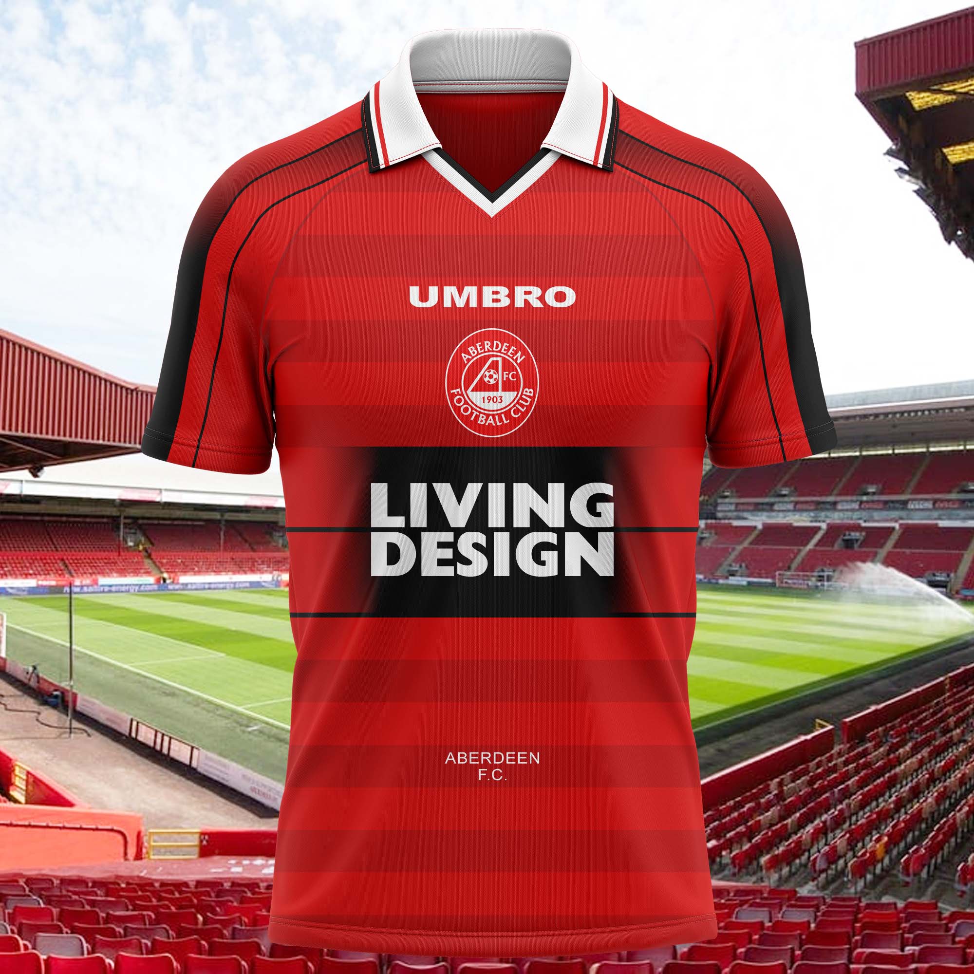 Aberdeen FC 1996-97 Home Kit Retro Shirt PT74433