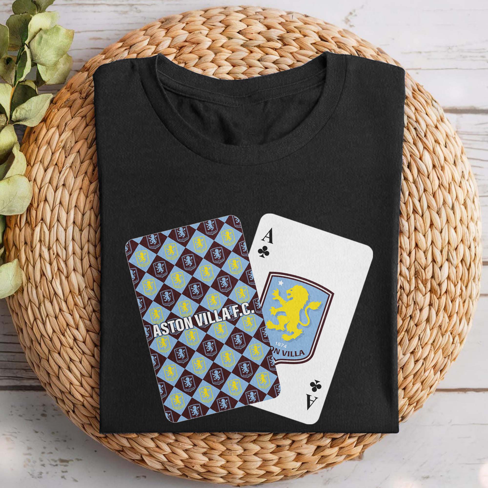 Aston Villa F.C  T-shirt Premier League Playing Card PT74488