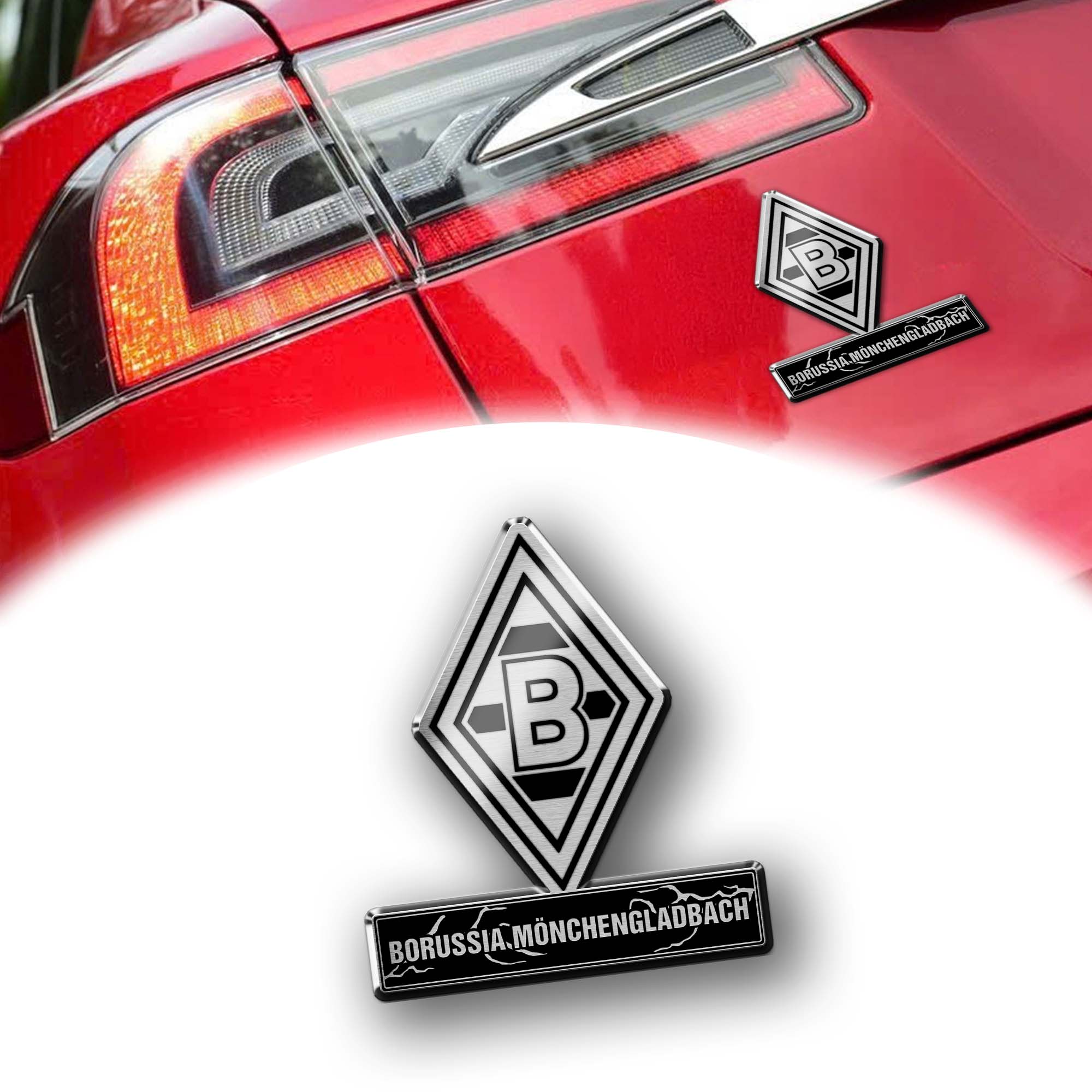 Borussia Mönchengladbach Laser Engraved Car PT74400