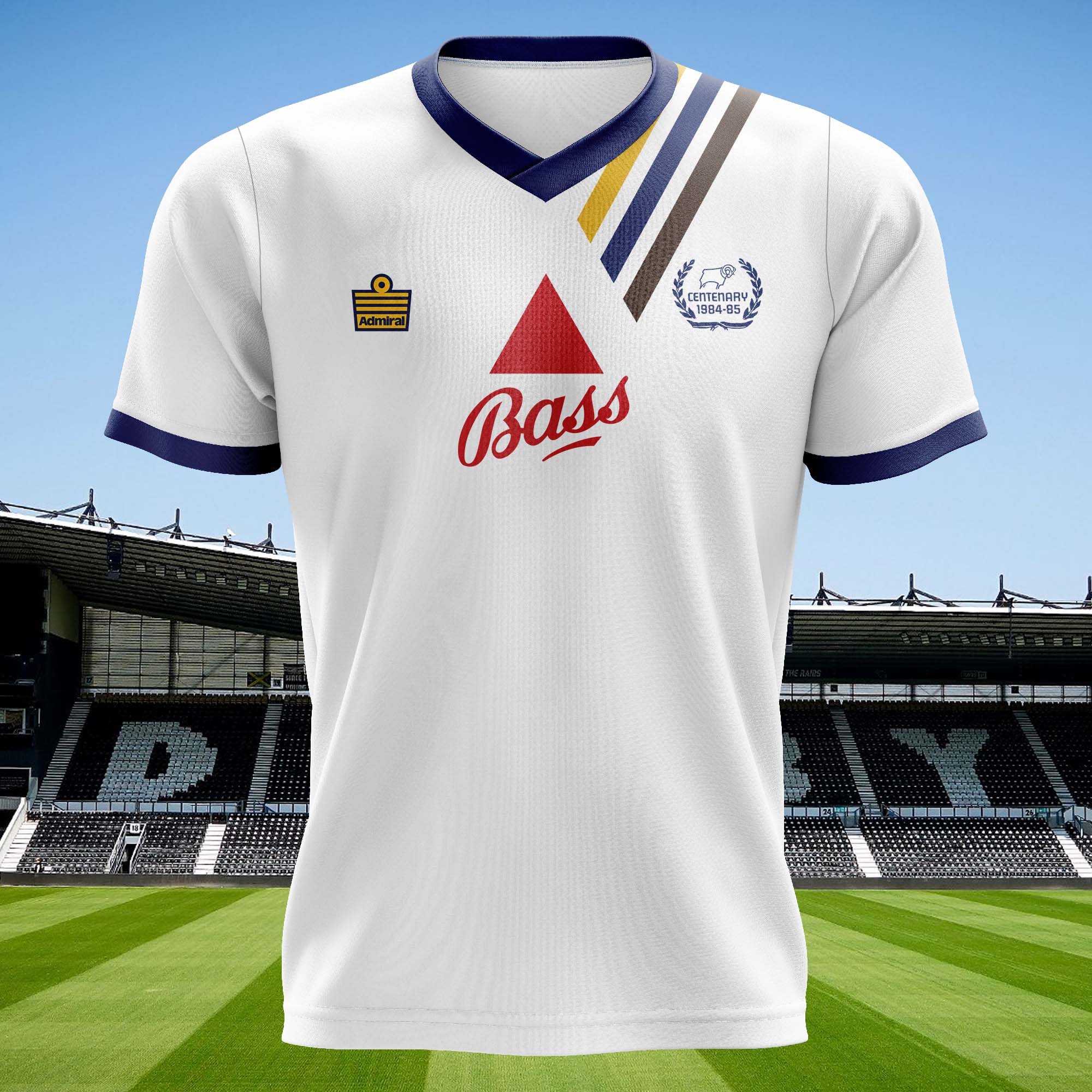 Derby County 1984-85 Home Kit Retro Shirt PT74456