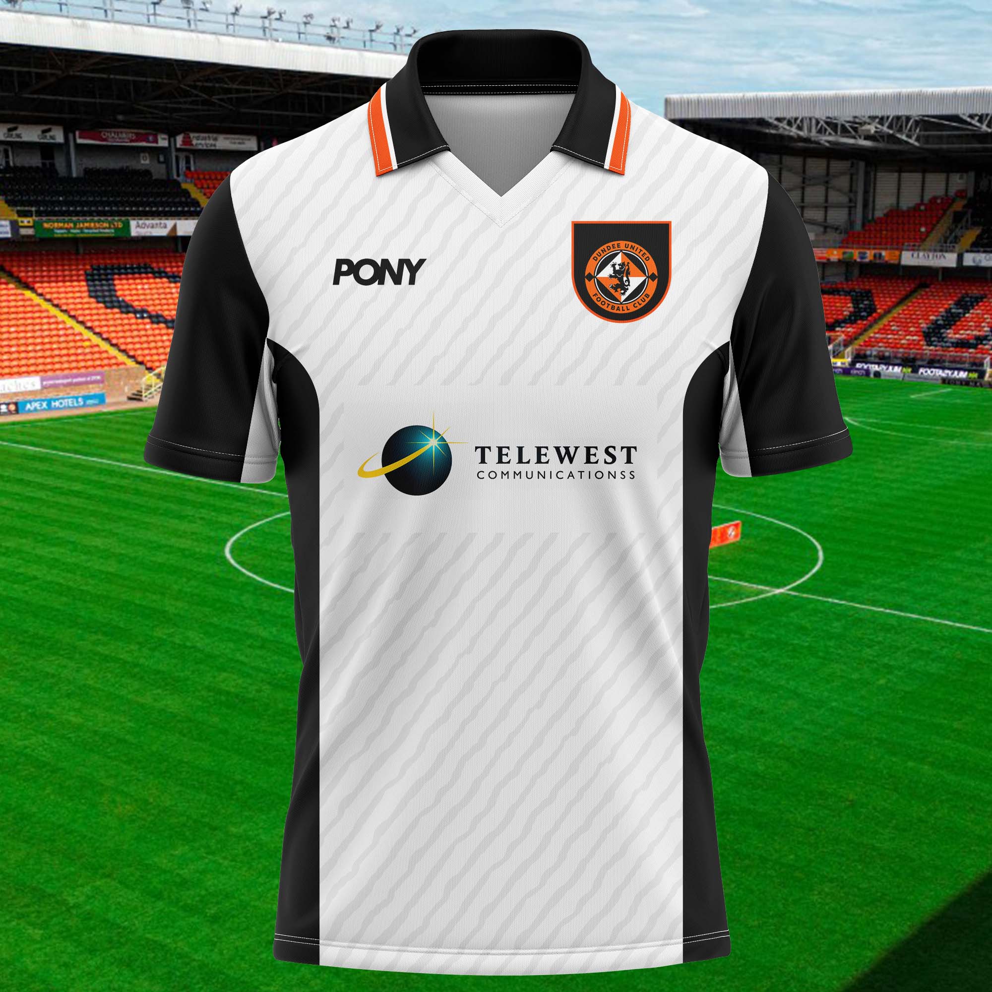 Dundee United 1996-97 Away Kit Retro Shirt PT74436