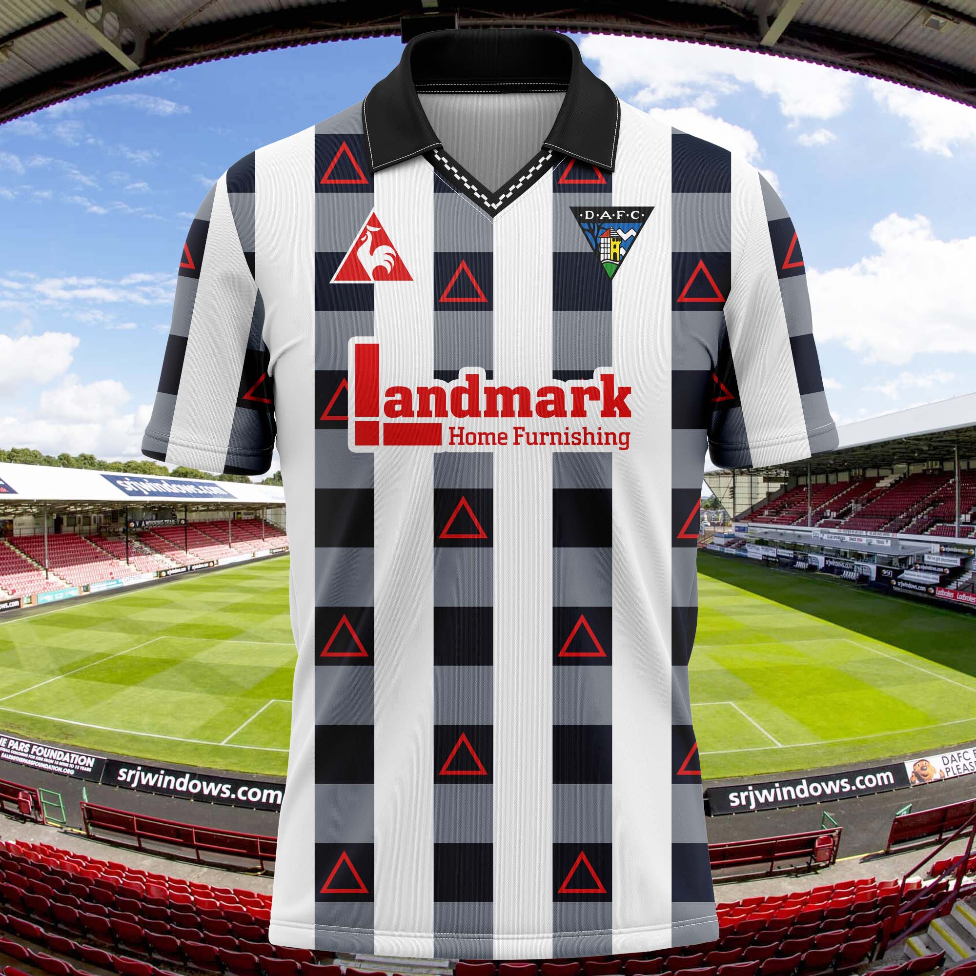 Dunfermline Athletic 1996-97 Home Kit Retro Shirt PT74439