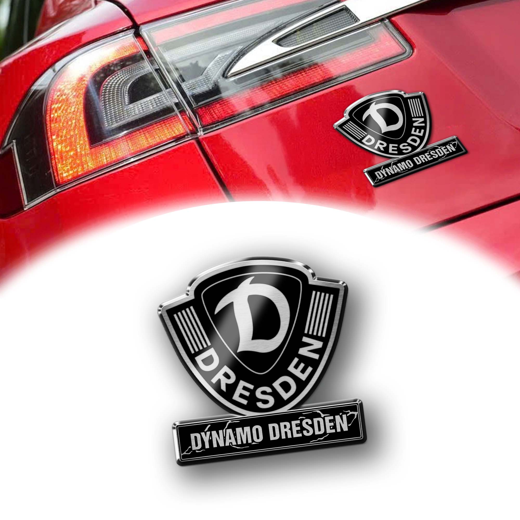 Dynamo Dresden Laser Engraved Car PT74417