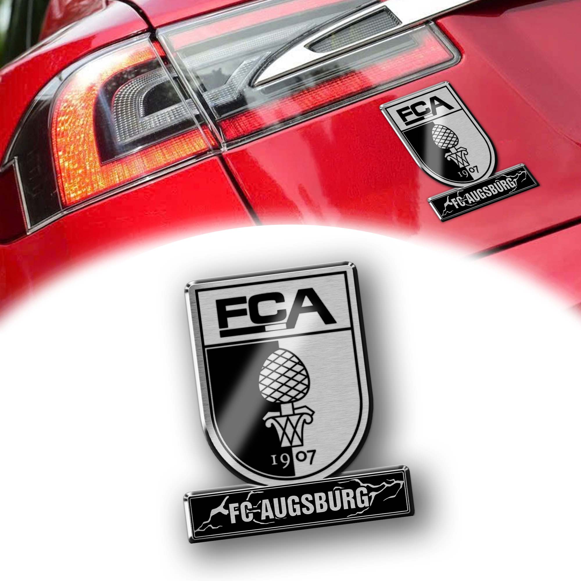 FC Augsburg Laser Engraved Car PT74402