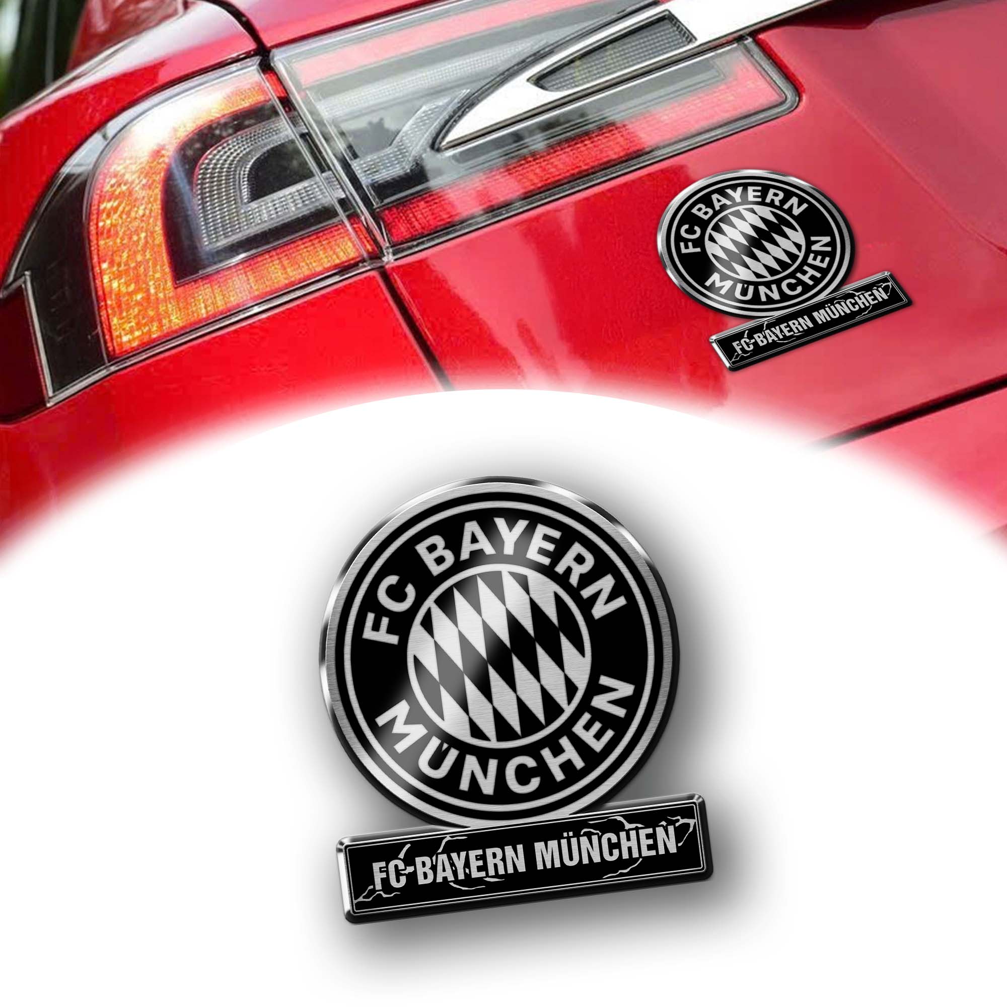 FC Bayern München Laser Engraved Car PT74403