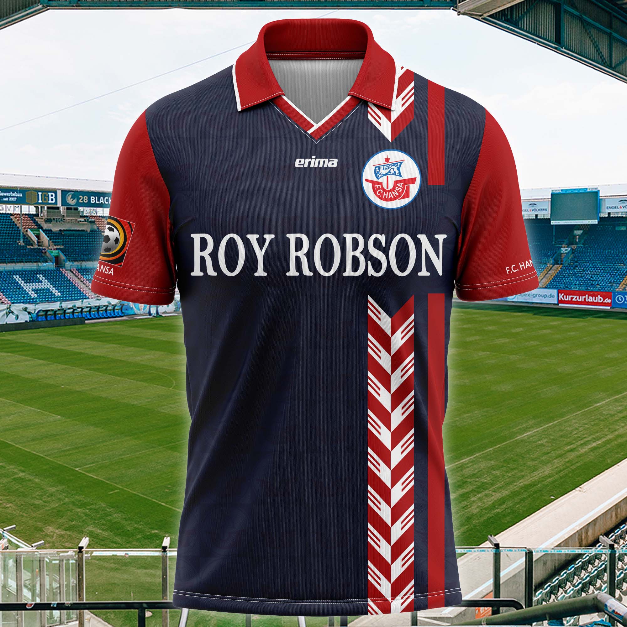 Hansa Rostock 1997-98 Away Kit Retro Shirt PT74469