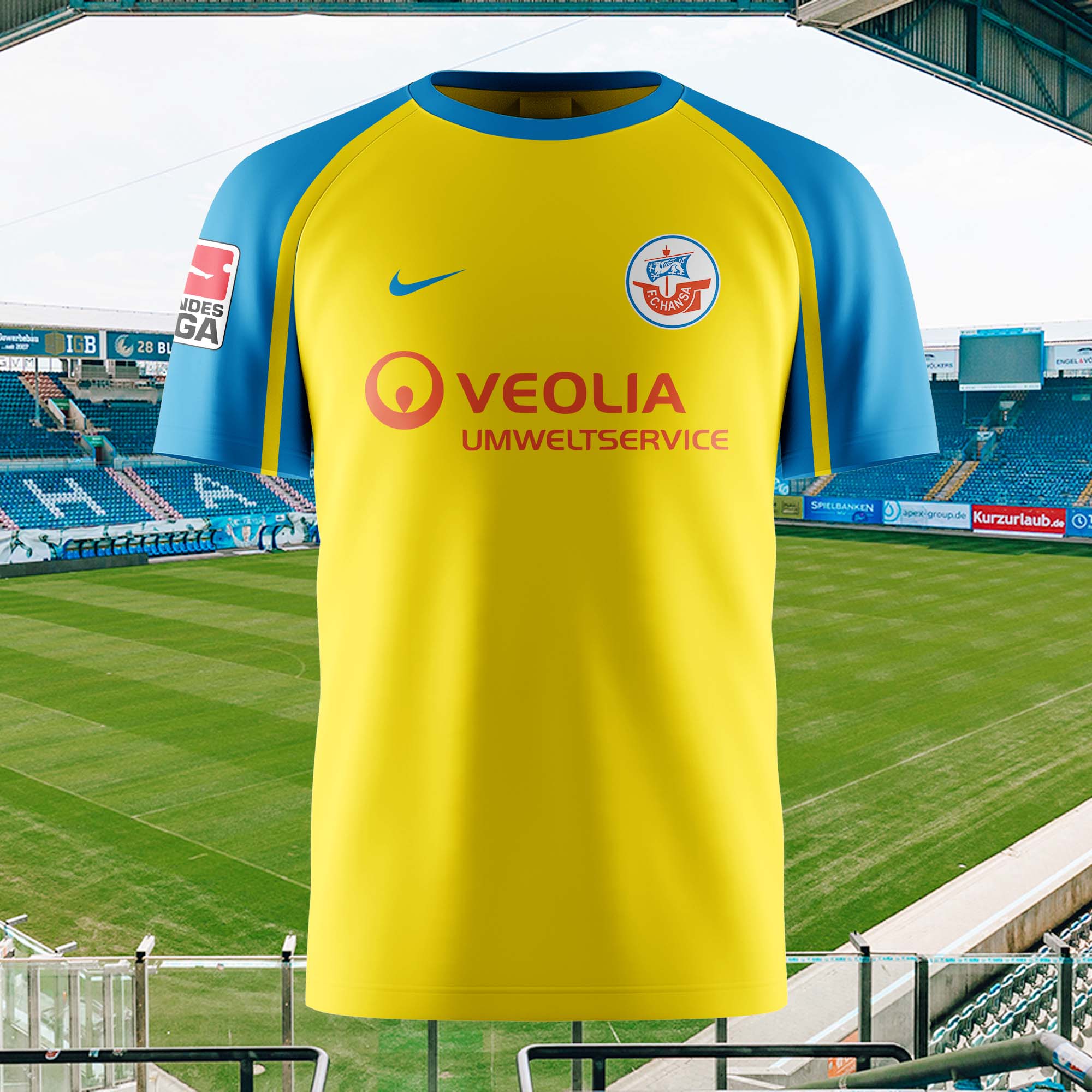 Hansa Rostock 2011-12 Third Kit Retro Shirt PT74475