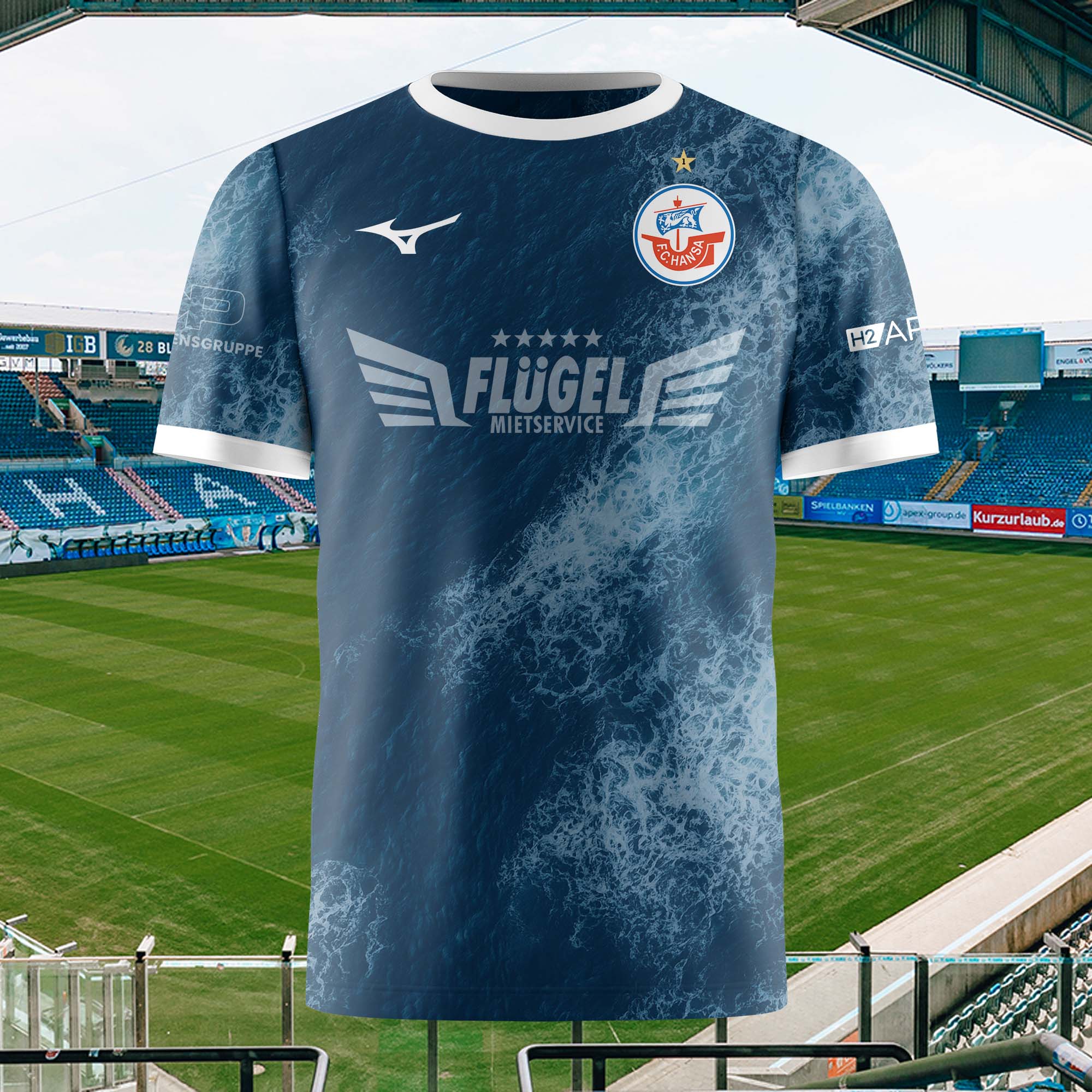 Hansa Rostock 2024-25 Special Kit Retro Shirt PT74476