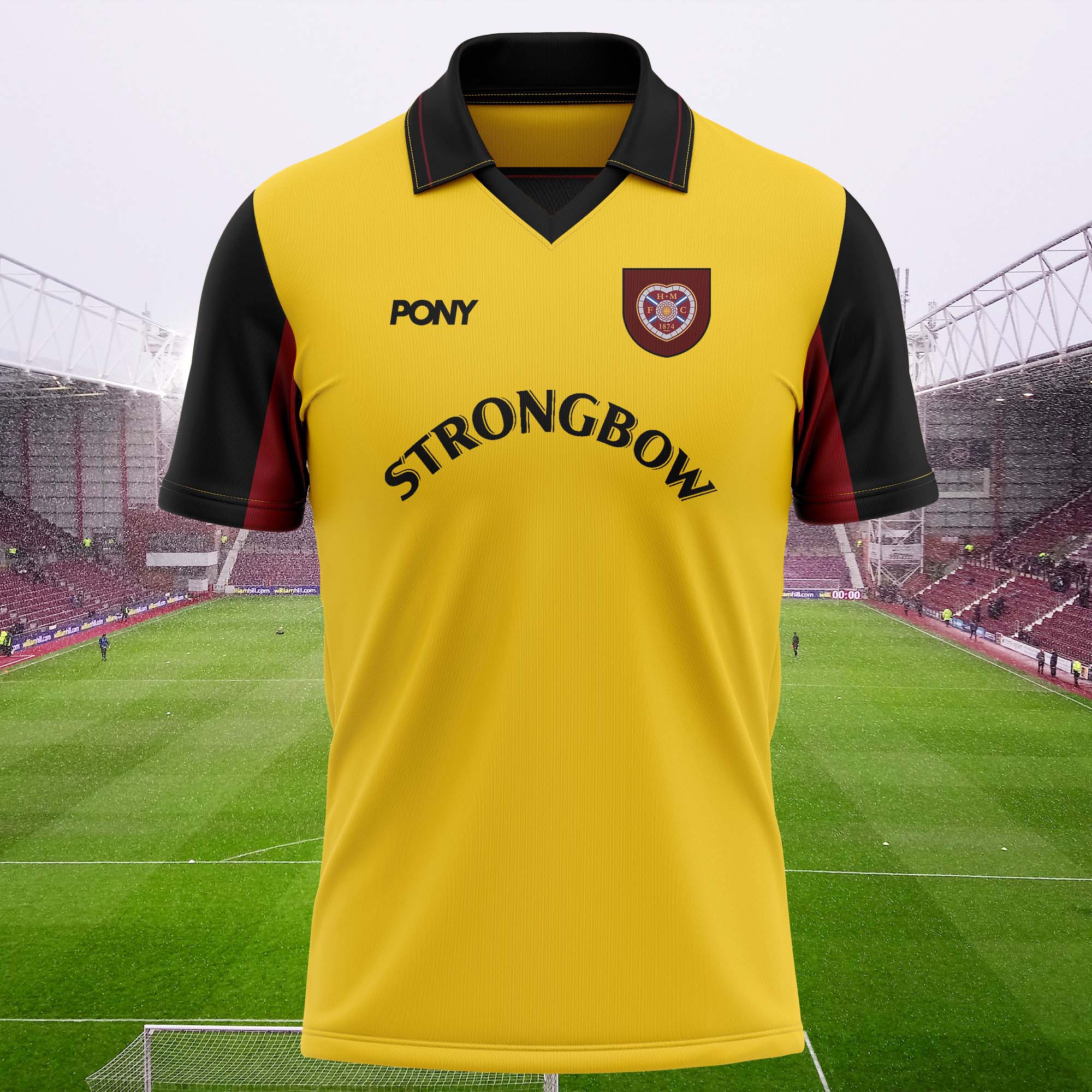 Hearts 1996-97 Away Kit Retro Shirt PT74440