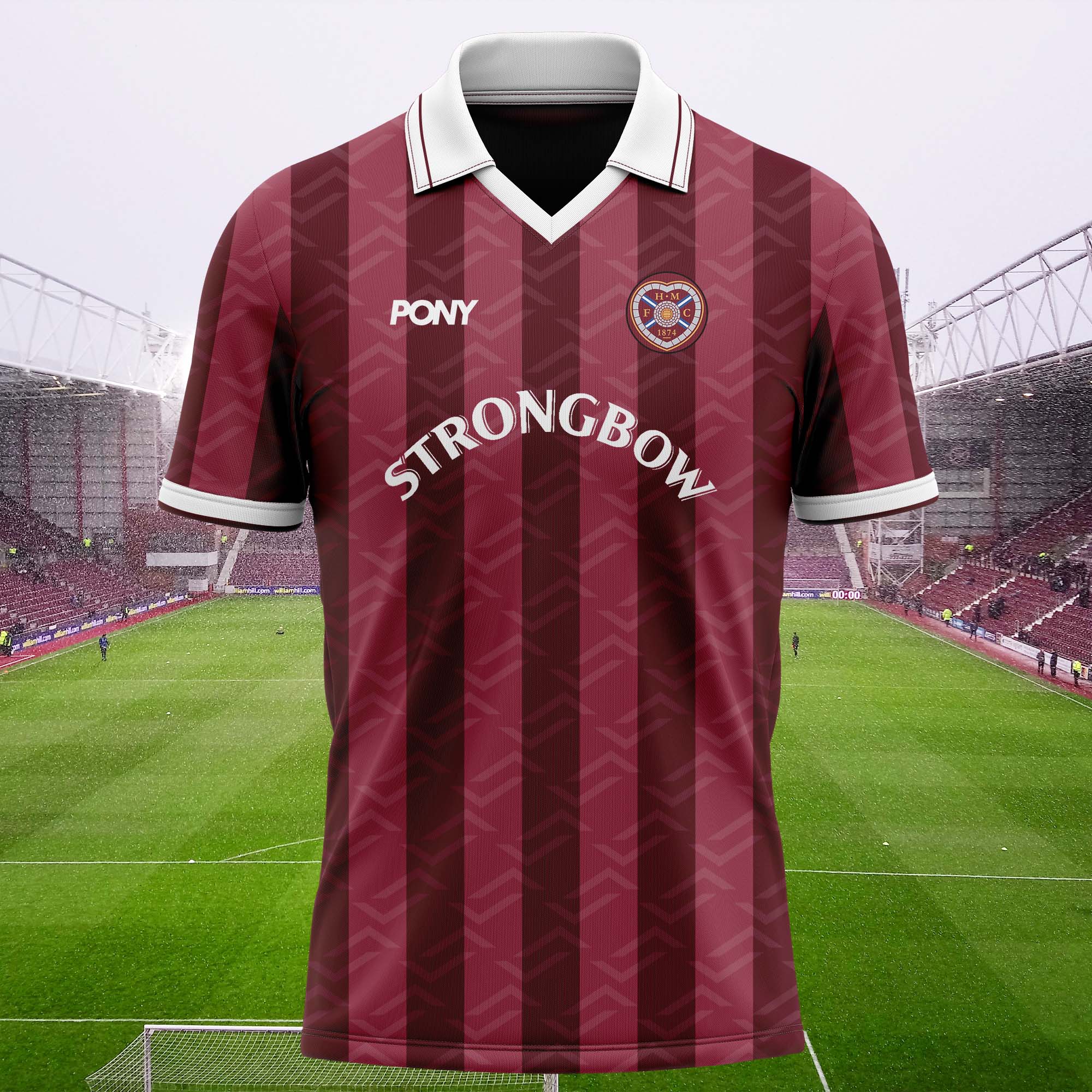 Hearts 1996-97 Home Kit Retro Shirt PT74441