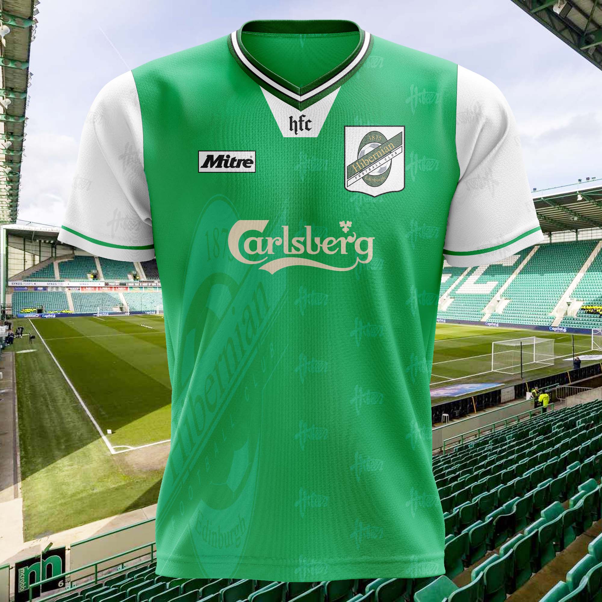 Hibernian 1996-97 Home Kit Retro Shirt PT74443