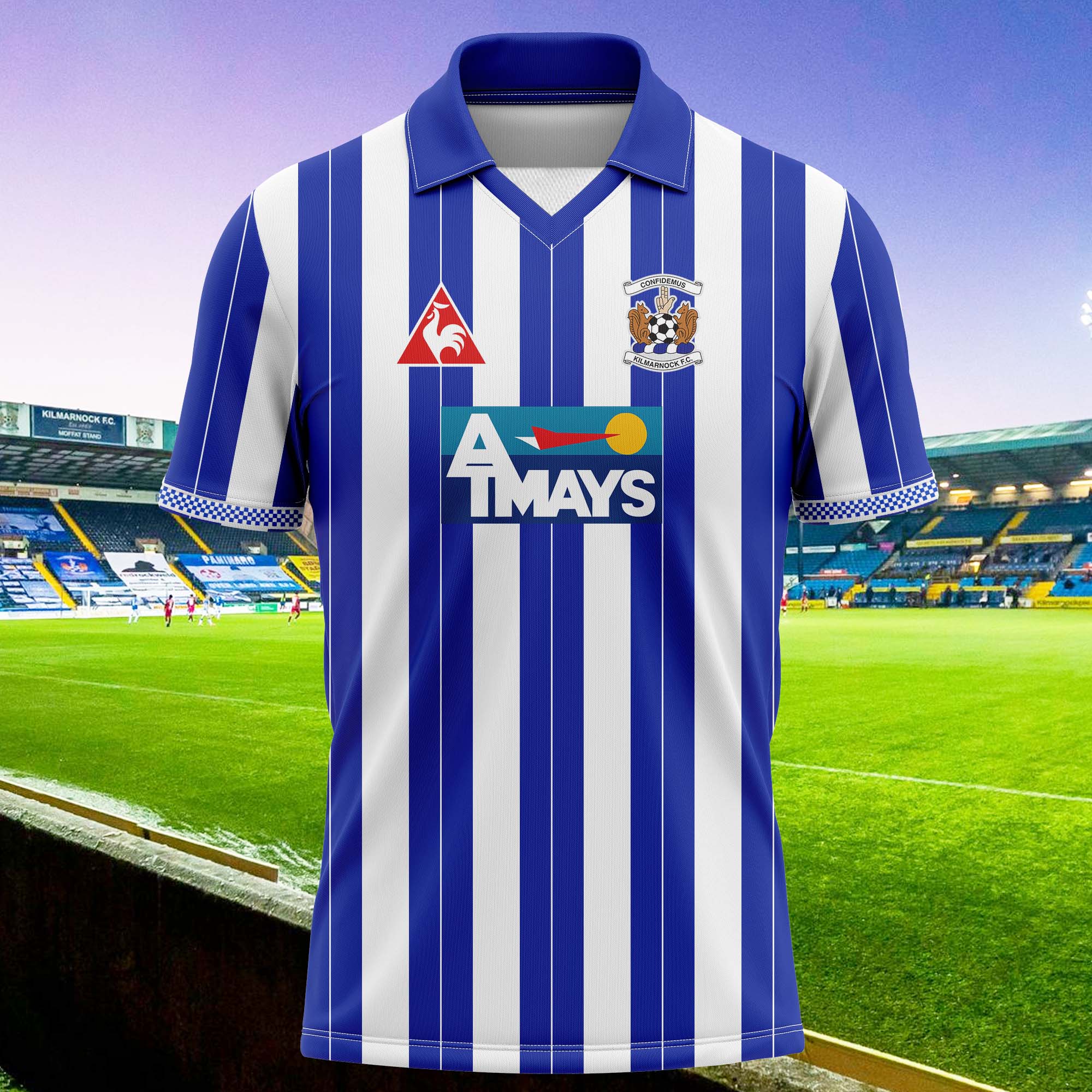 Kilmarnock 1996-97 Home Kit Retro Shirt PT74445