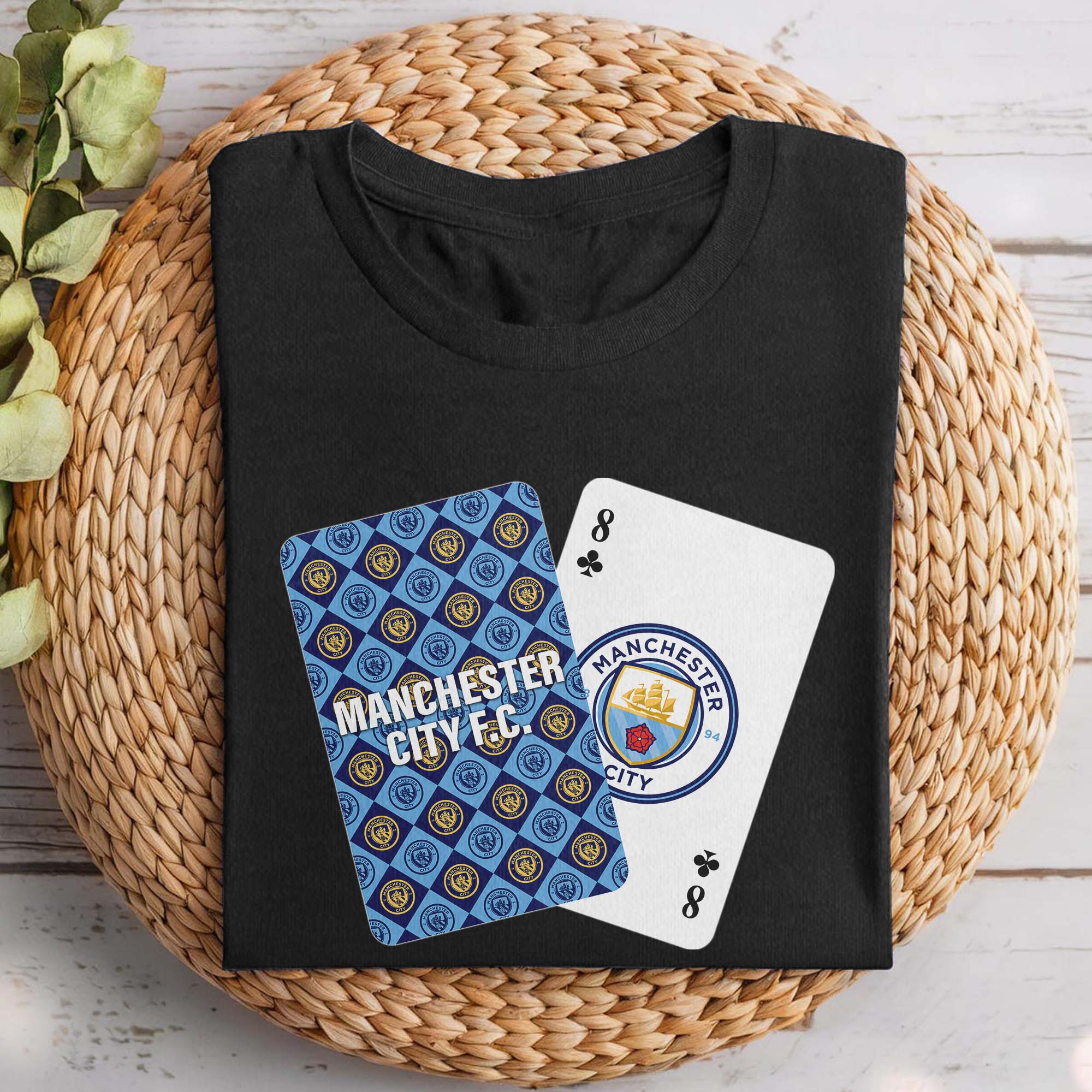 Manchester City F.C  T-shirt Premier League Playing Card PT74498