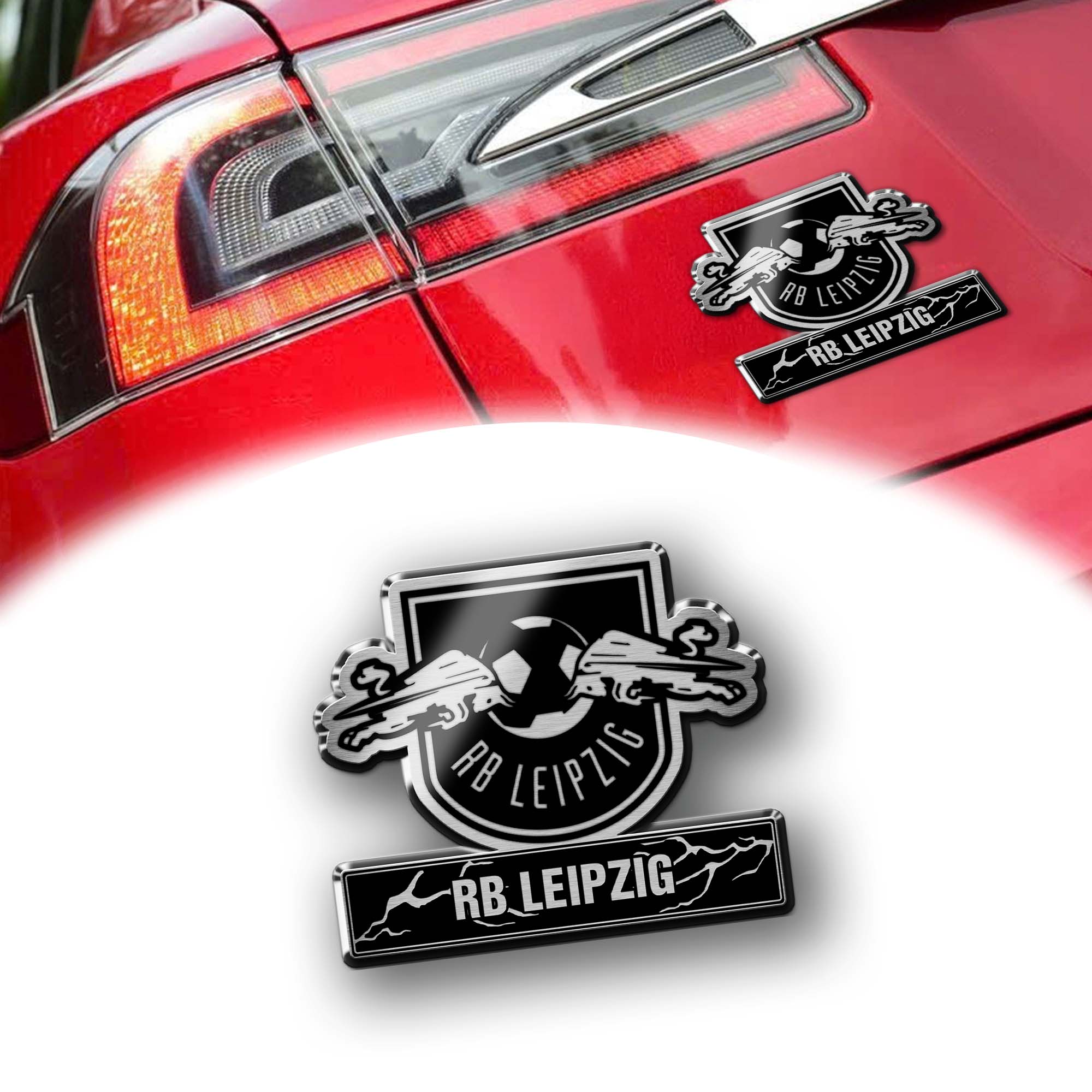 RB Leipzig Laser Engraved Car PT74406