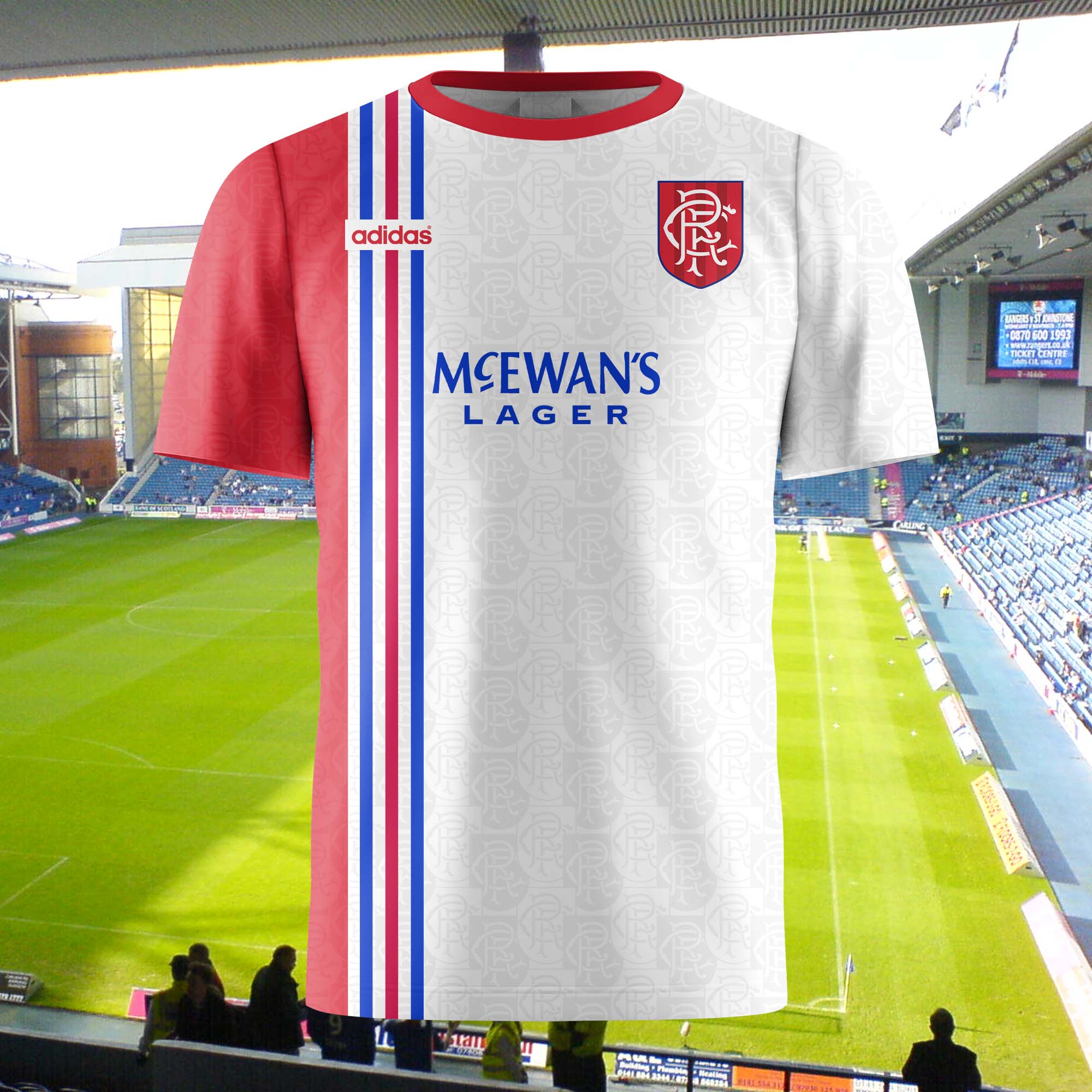Rangers FC 1996-97 Away Kit Retro Shirt PT74450