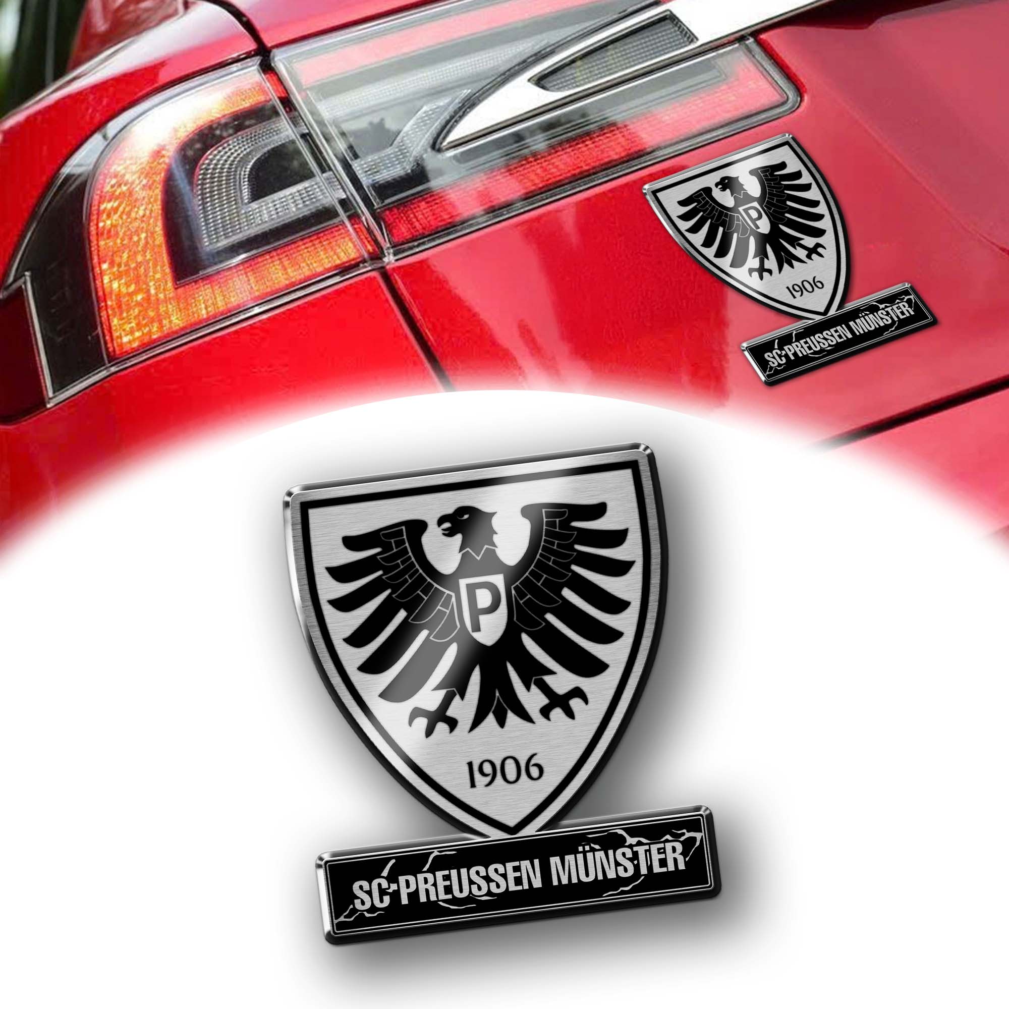 SC Preußen Münster Laser Engraved Car PT74427