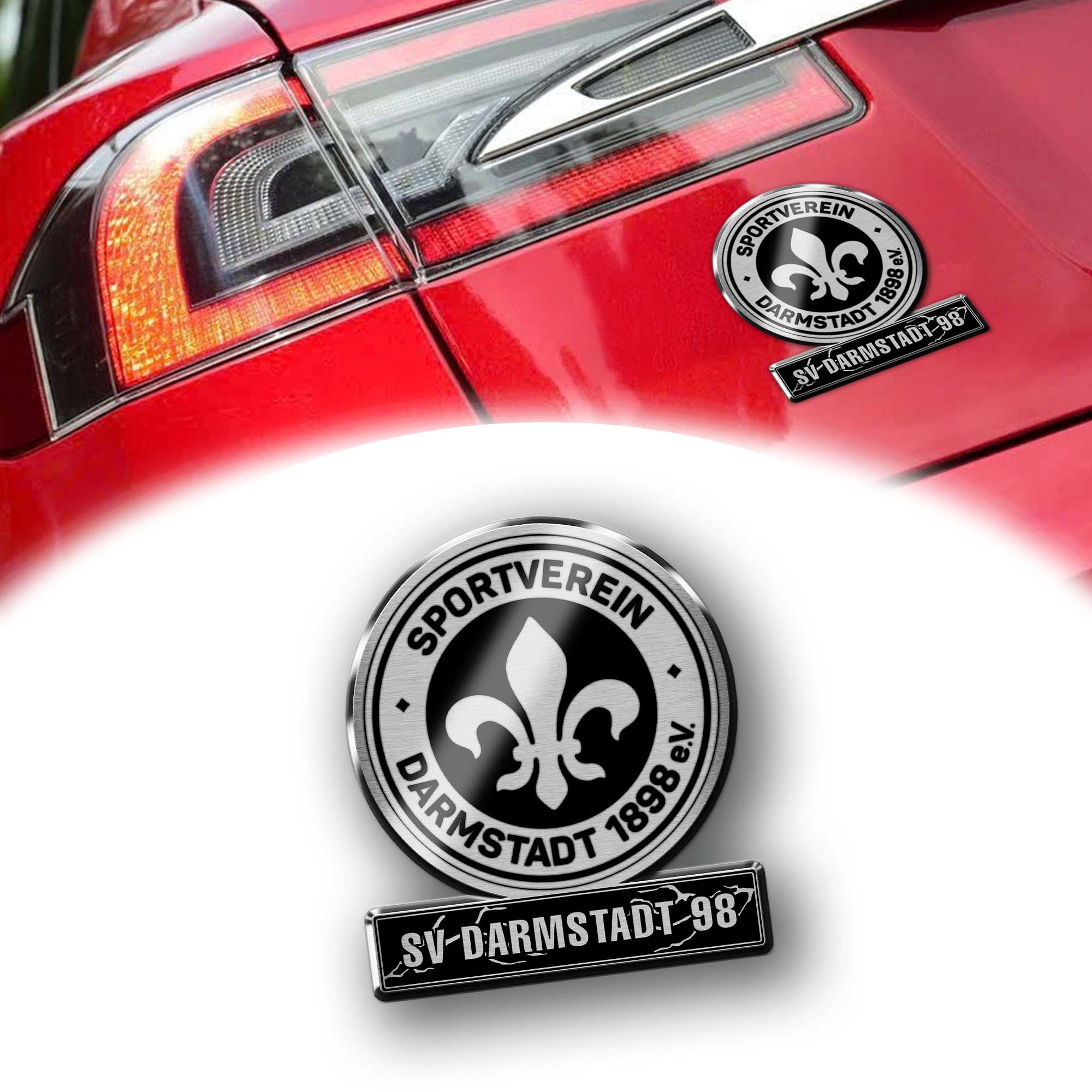 SV Darmstadt 98 Laser Engraved Car PT74430
