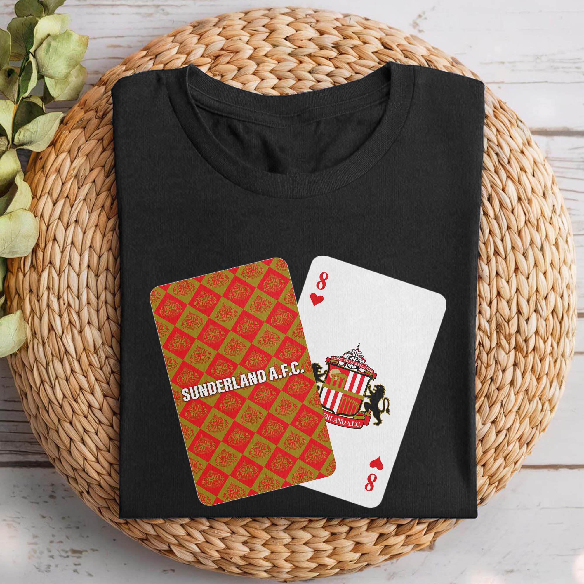 Sunderland A.F.C  T-shirt Premier League Playing Card PT74502