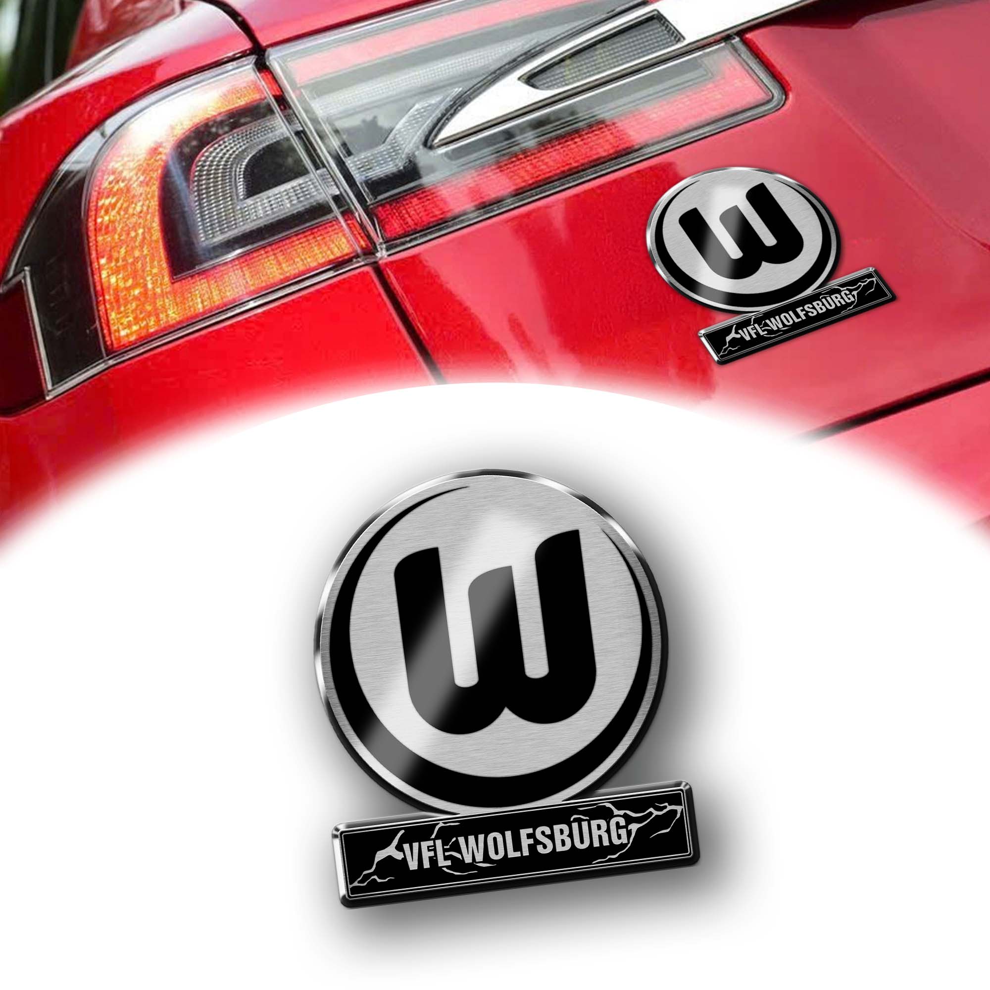 VfL Wolfsburg Laser Engraved Car PT74410