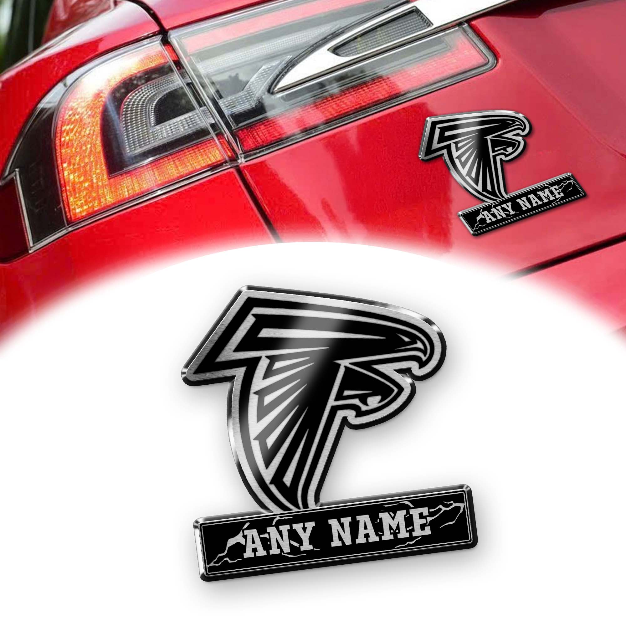 Atlanta Falcons Laser Engraved Car PT74528