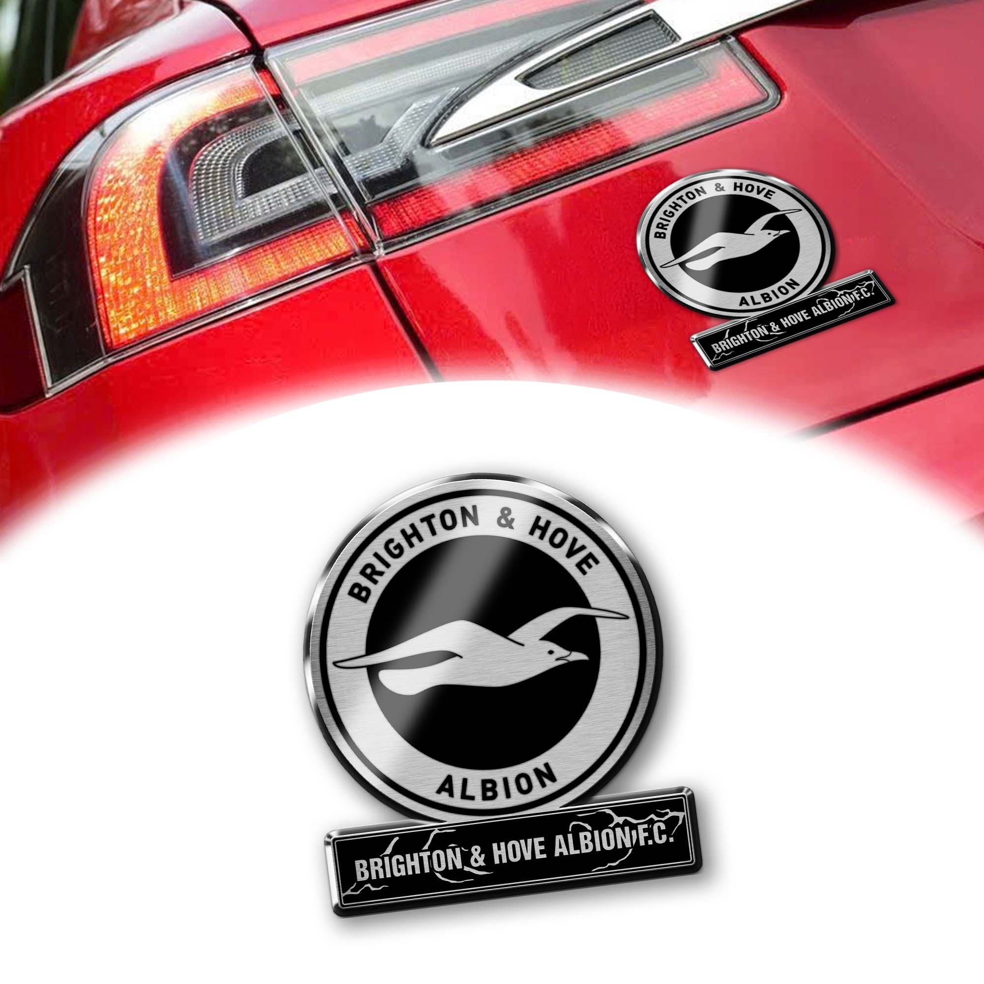 Brighton & Hove Albion F.C. Laser Engraved Car PT74510