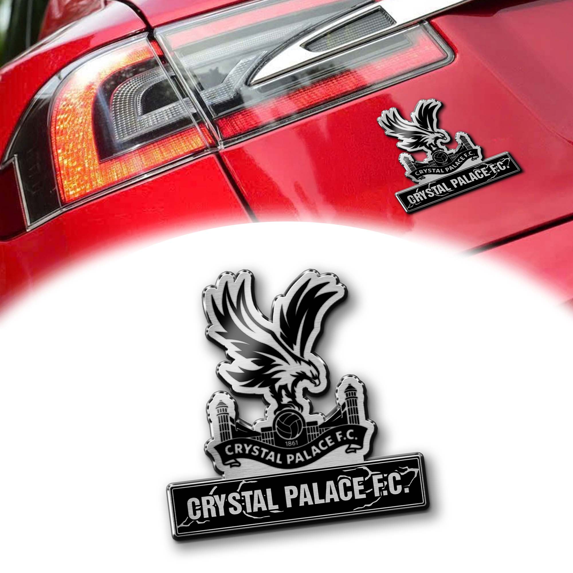 Crystal Palace F.C Laser Engraved Car PT74513