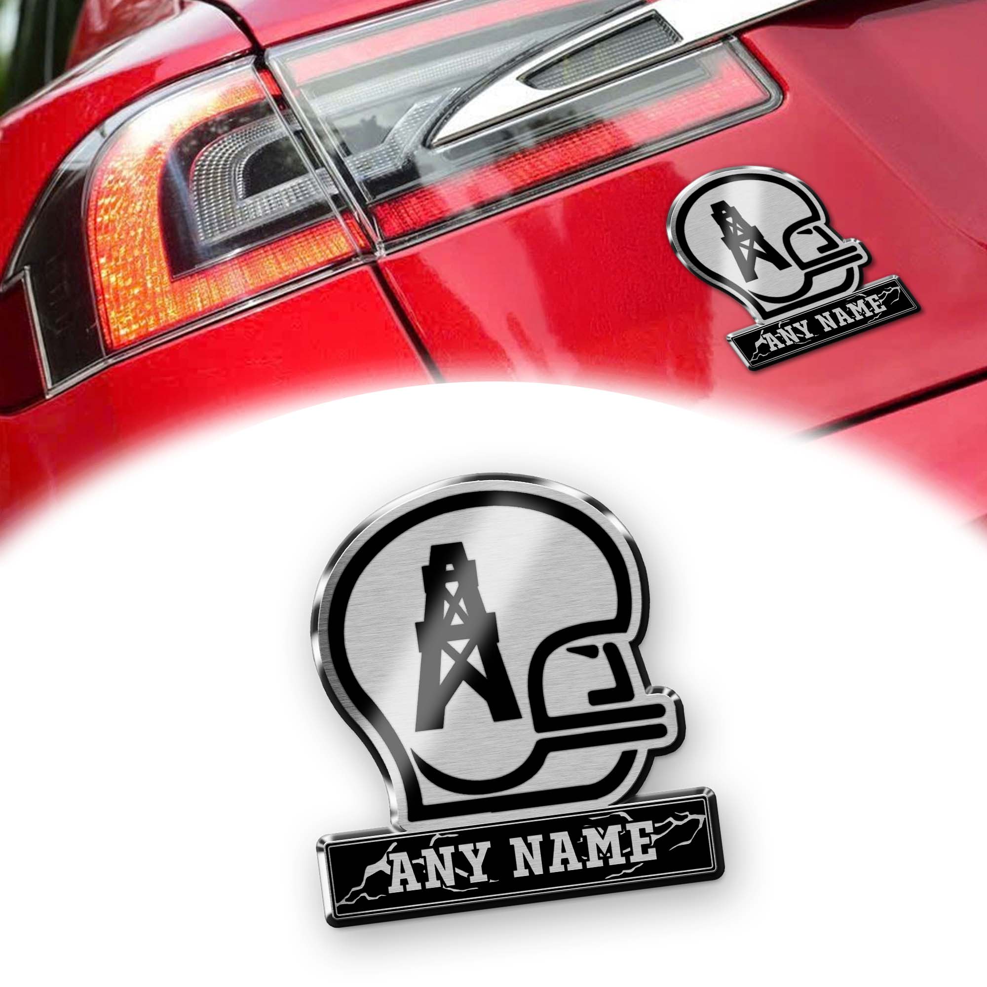Houston Oilers Laser Engraved Car PT74539