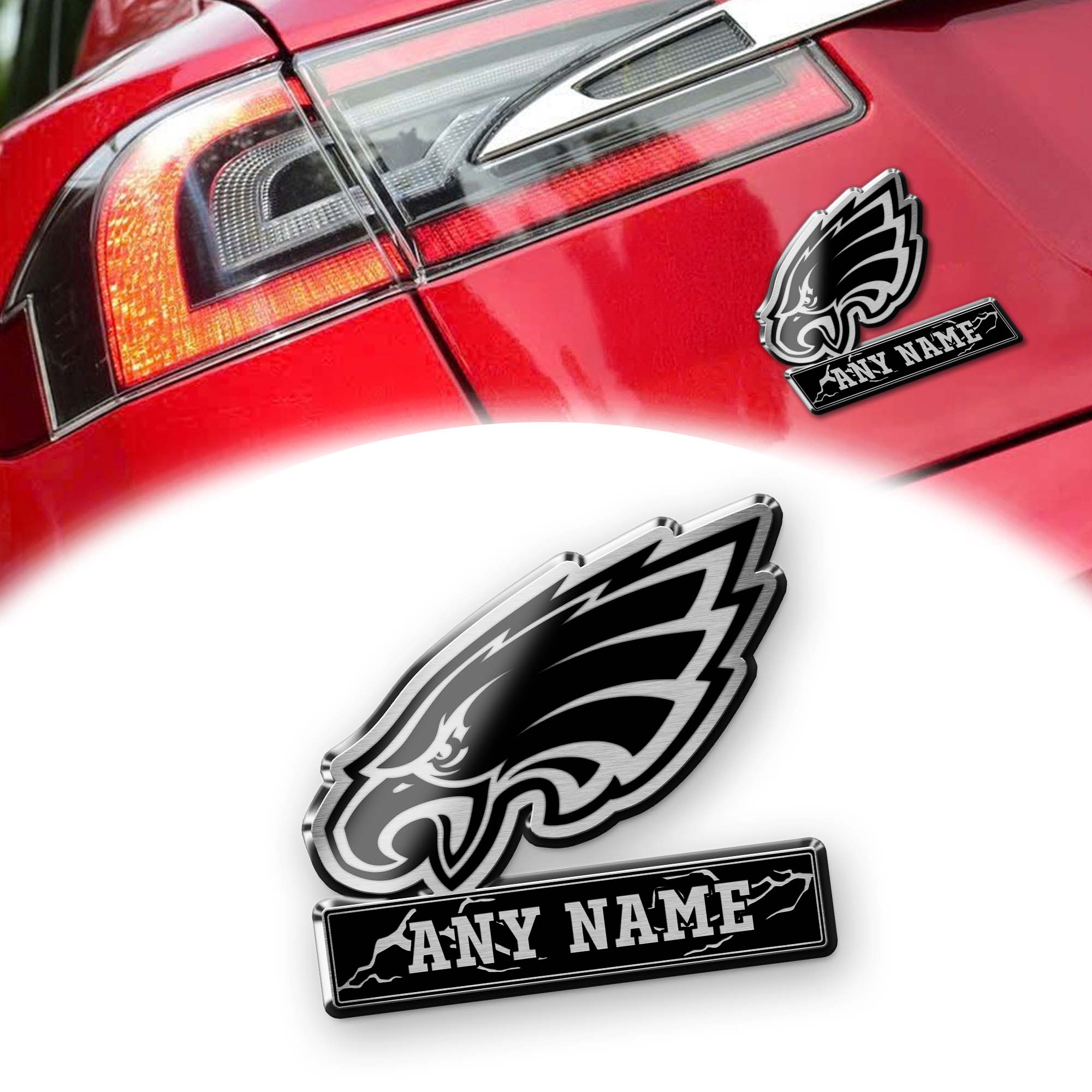 Philadelphia Eagles Laser Engraved Car PT74553