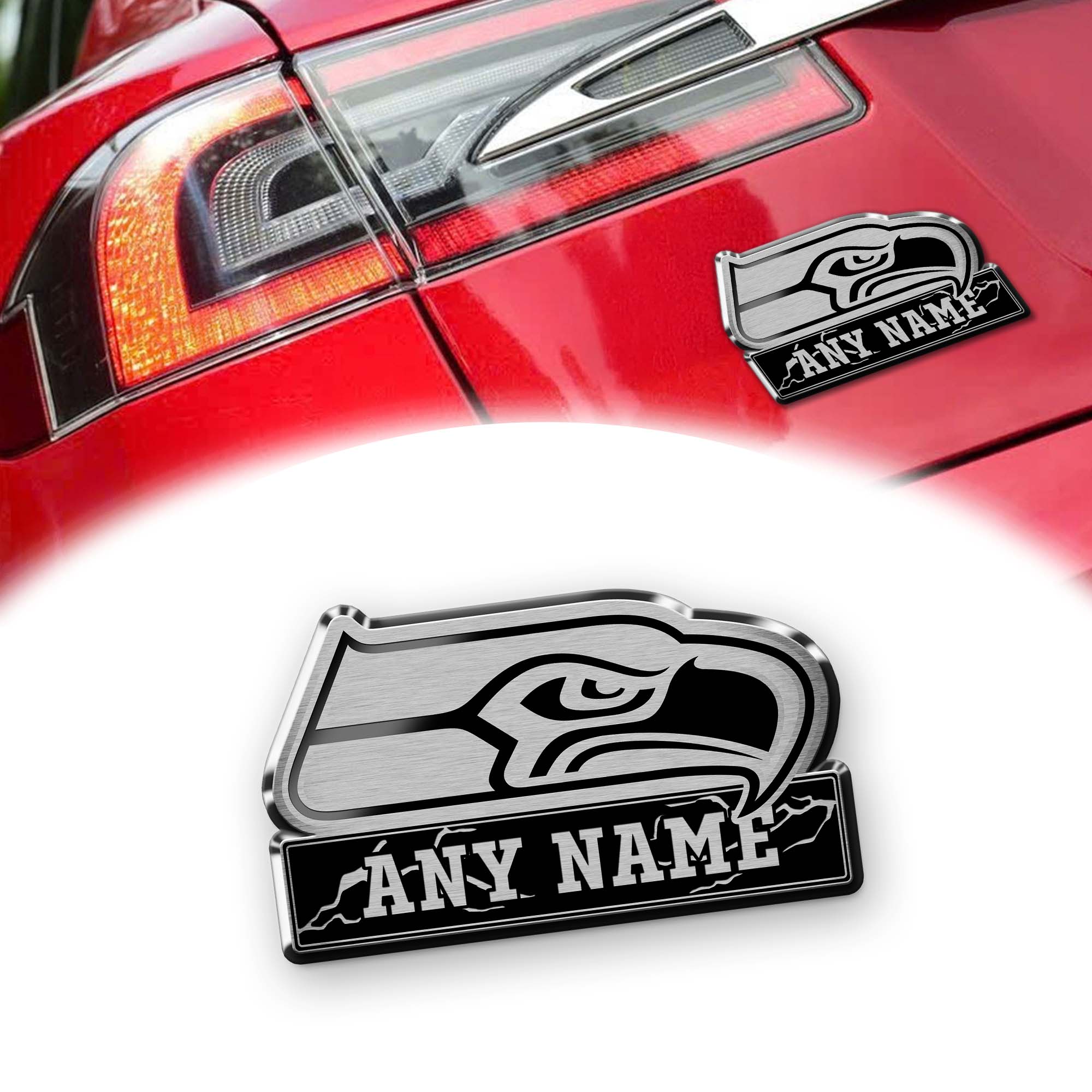 Seattle Seahawks Laser Engraved Car PT74556