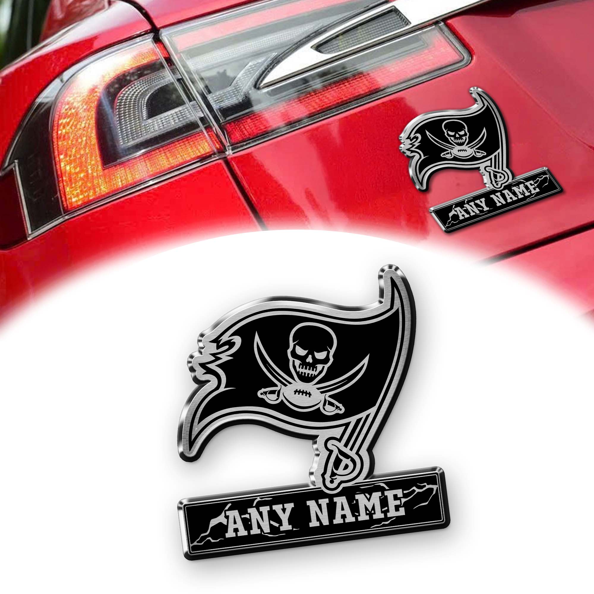 Tampa Bay Buccaneers Laser Engraved Car PT74557
