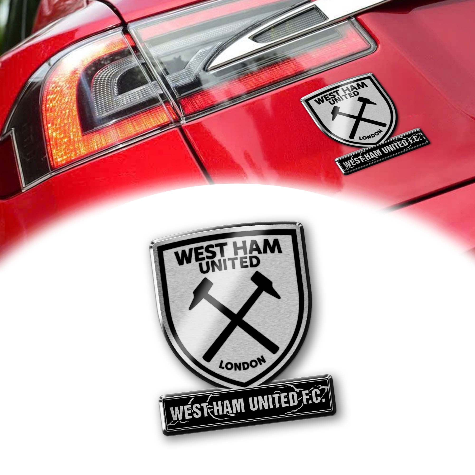 West Ham United F.C Laser Engraved Car PT74524